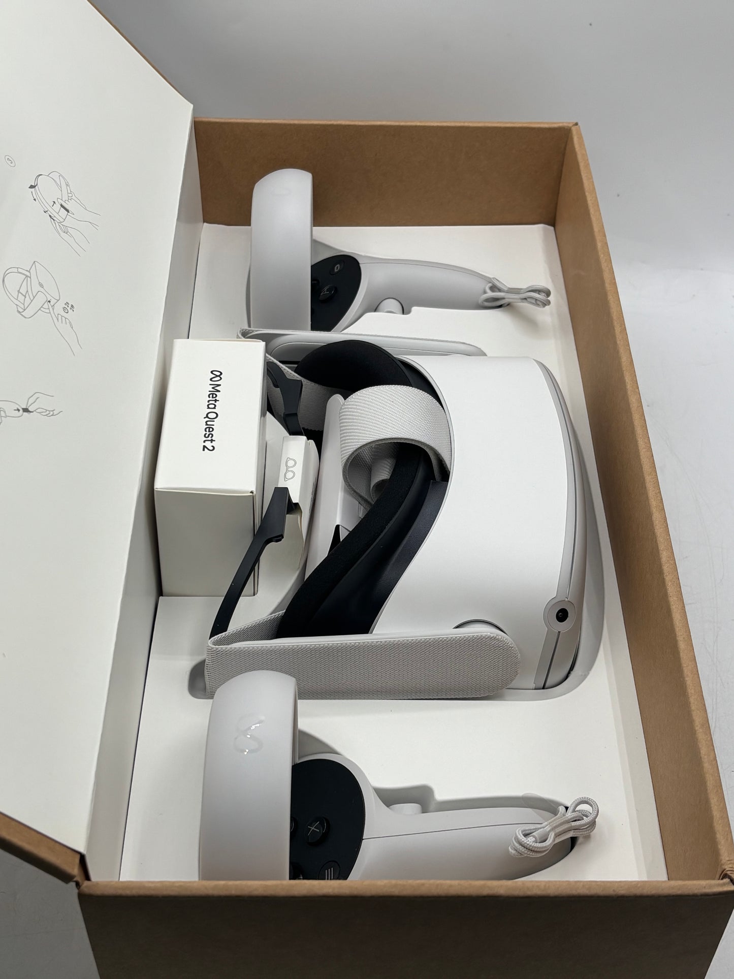 Meta Oculus Quest 2 128GB Standalone VR Headset, White