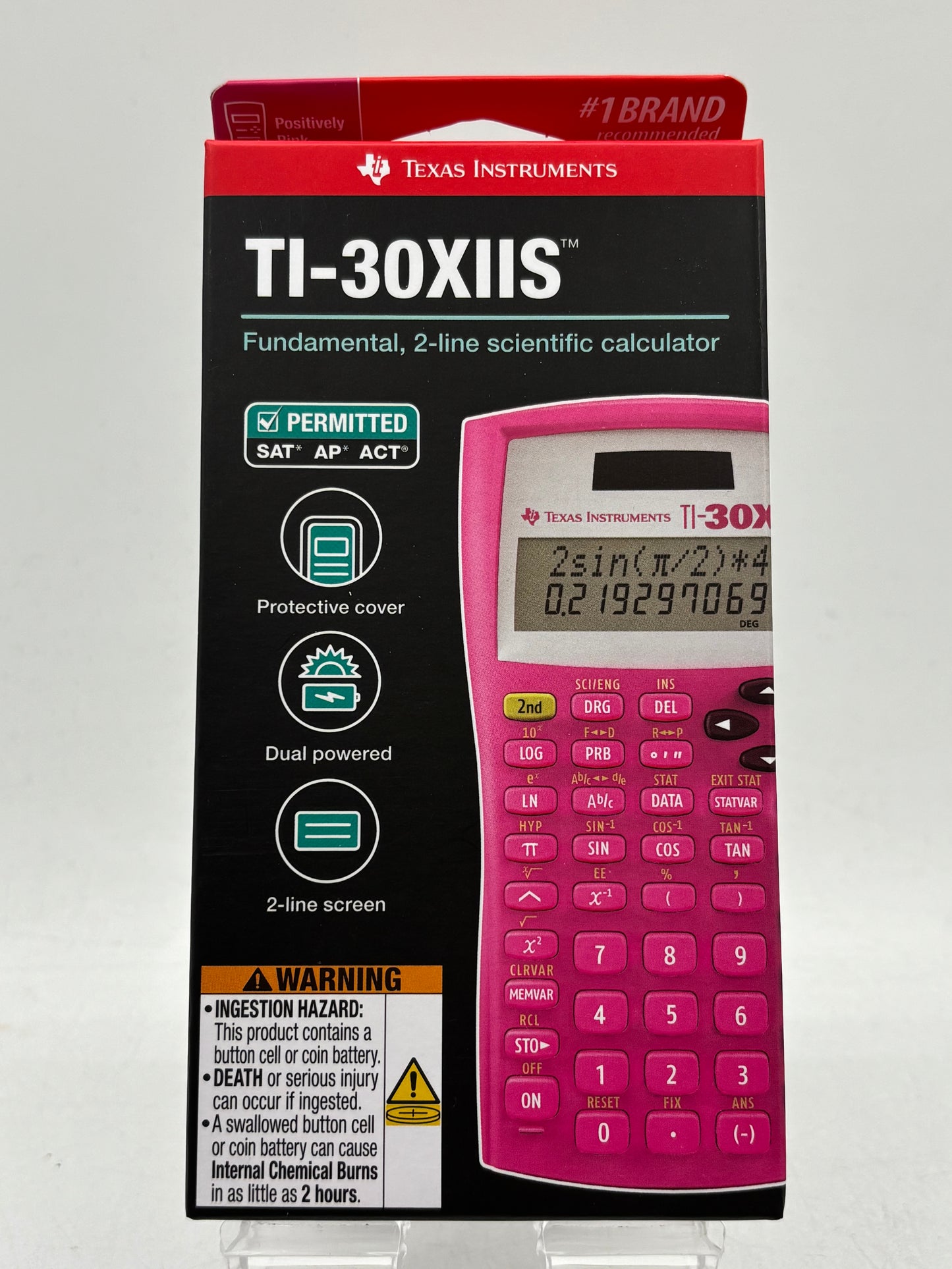Texas Instruments TI-30X IIS 2-Line Scientific Calculator - Pink BRAND NEW Free Shipping
