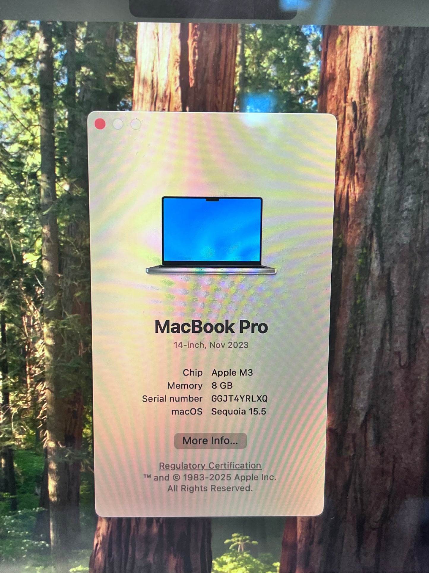 Apple 2023 MacBook Pro 14" MTL83LL/A A2918 M3 8-Core 8GB 1TB Space Gray - New Open Box