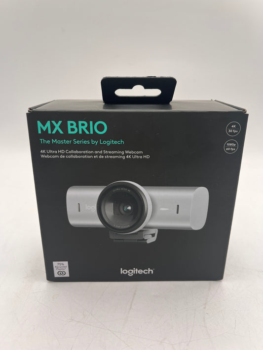 Logitech MX Brio Ultra HD 4K Video Conference Webcam - Black