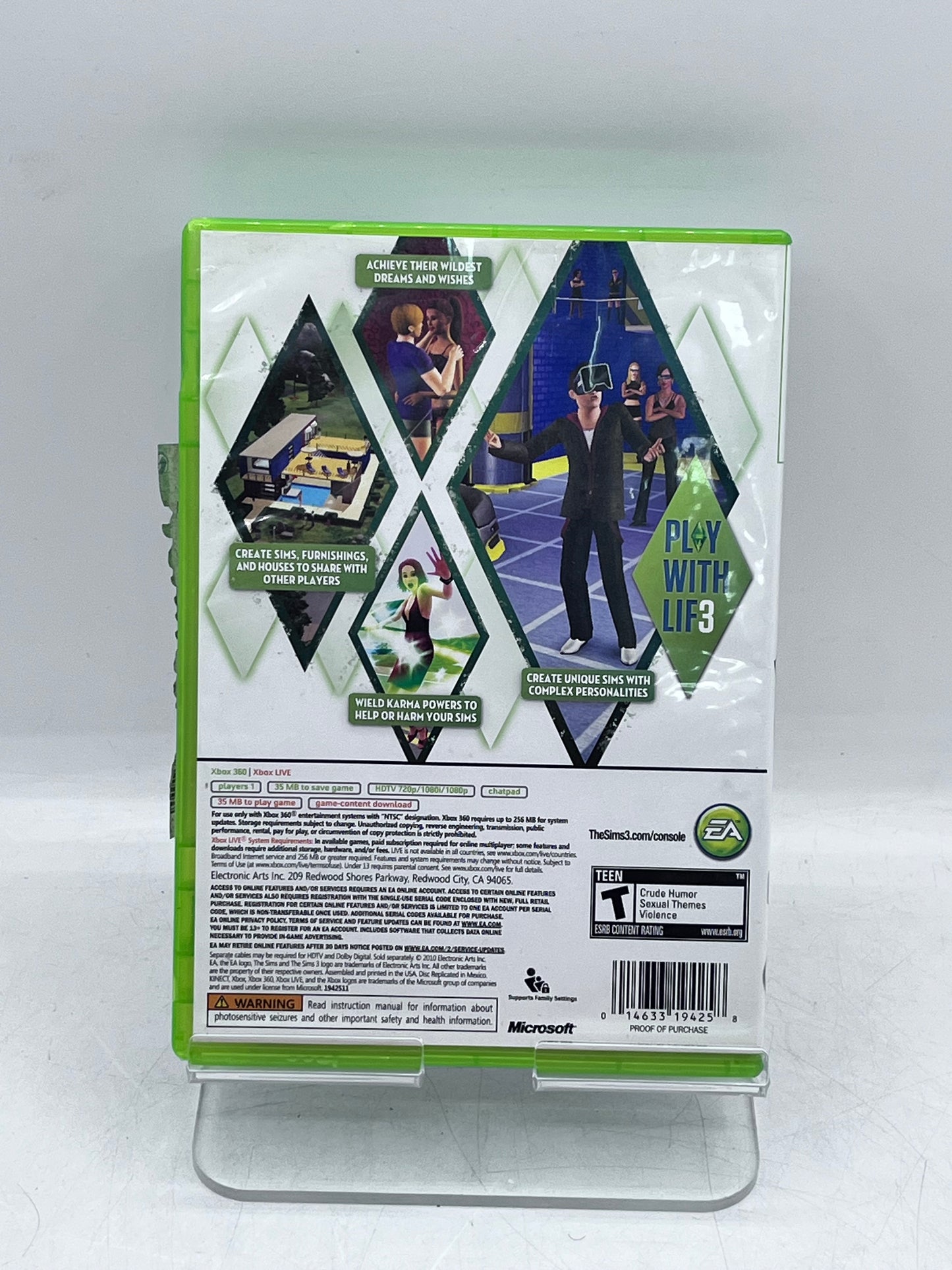 The Sims 3 - Xbox 360 Video Game