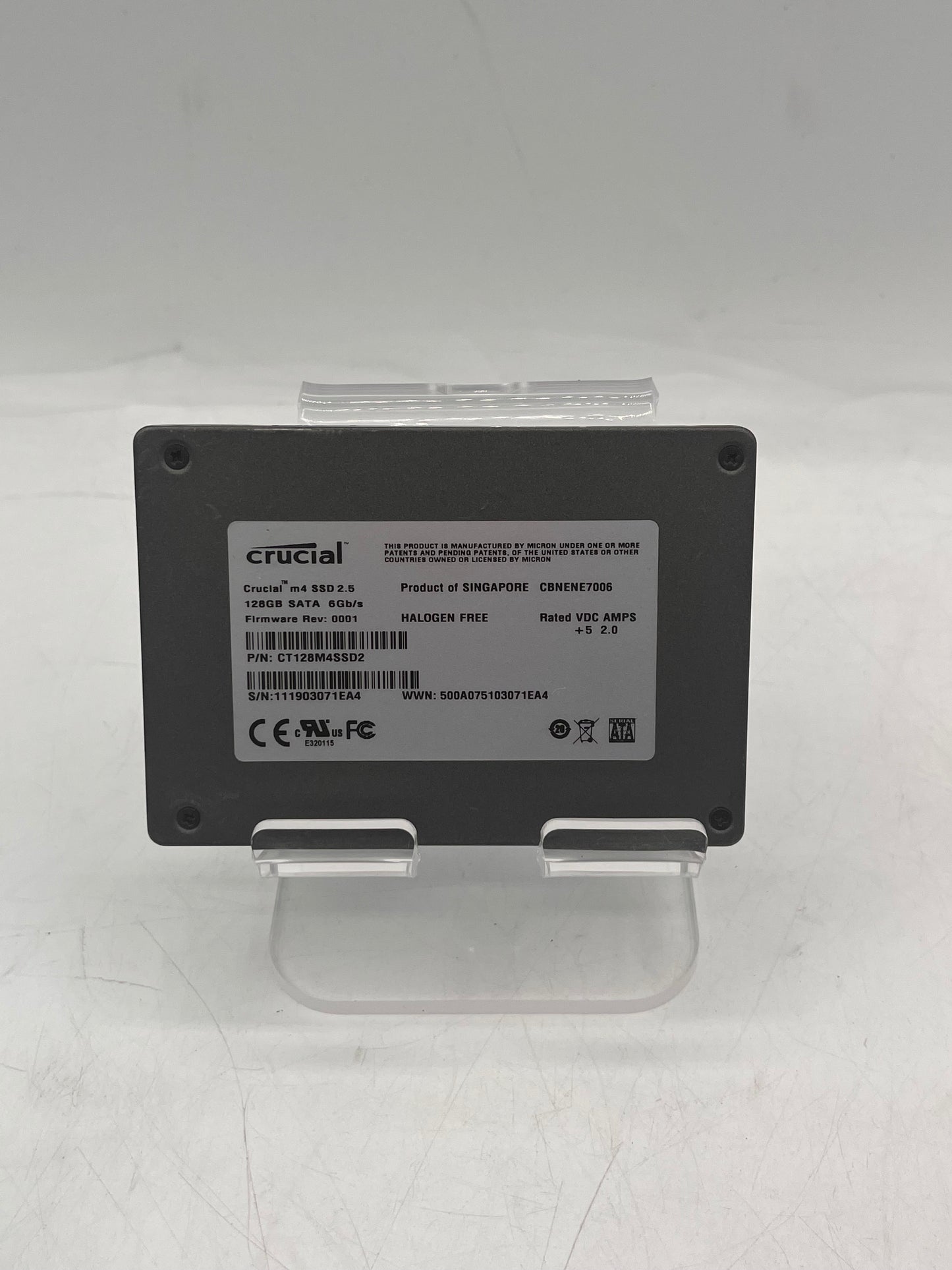 Crucial m4 128GB SSD SATA 2.5" 6Gb/s Internal Solid State Drive
