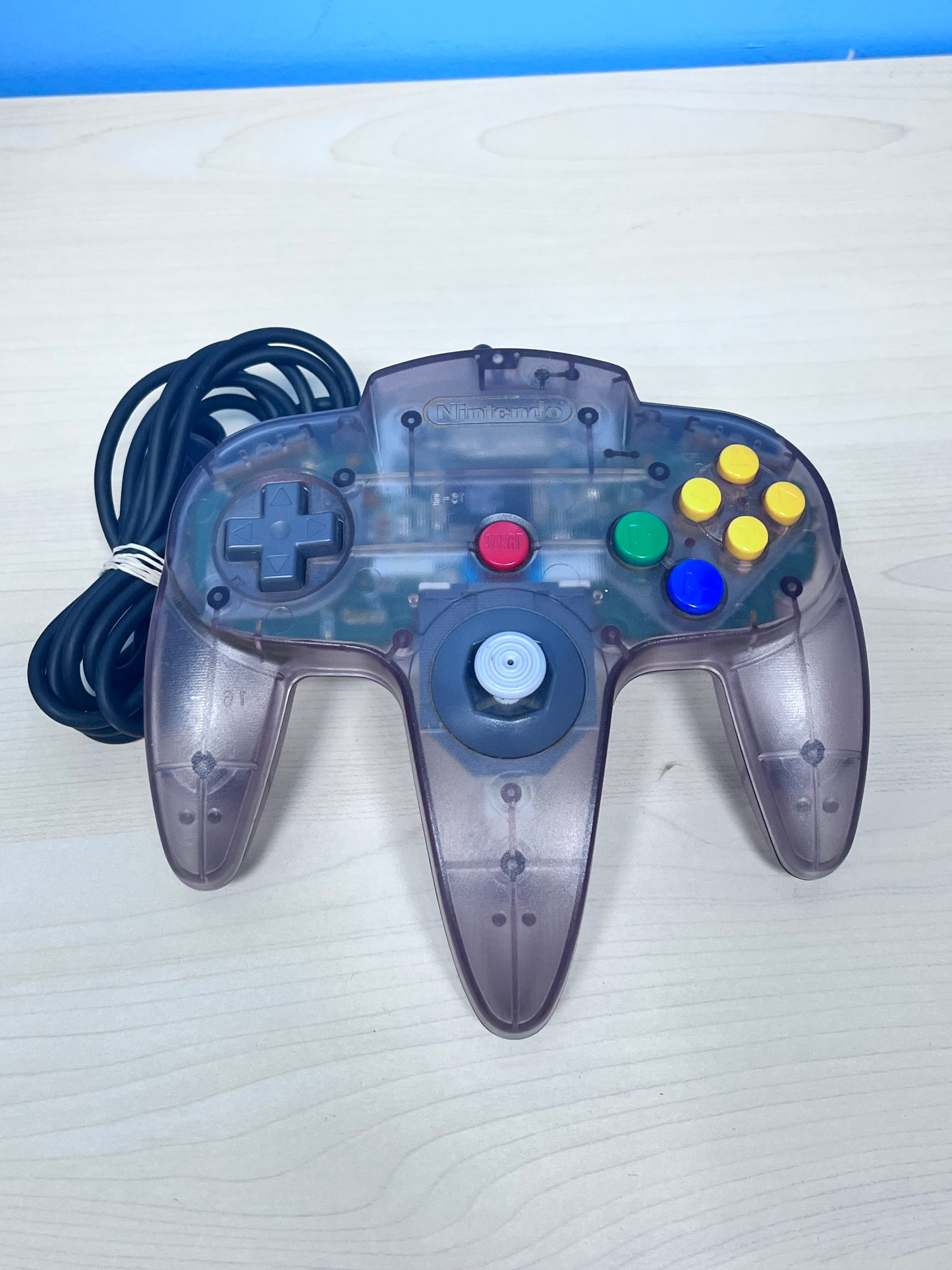 Nintendo 64 N64 1996  Video Game System with 2 Controllers Space Gray