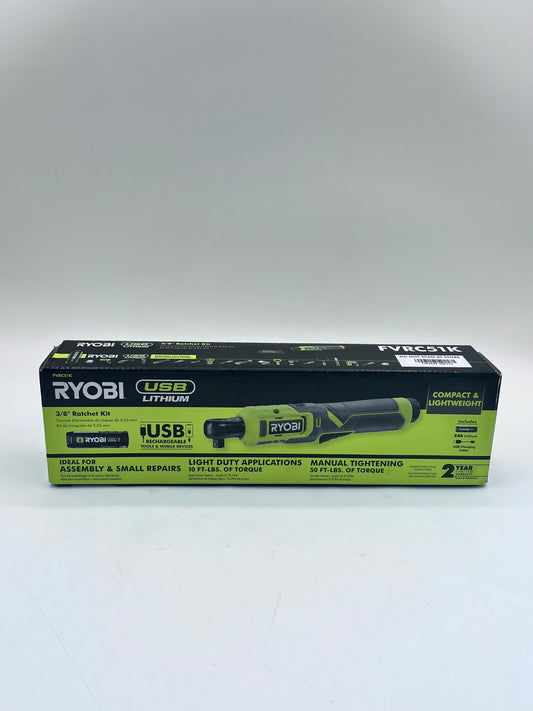 Ryobi 3.8 Ratchet Kit Power Tool - Green