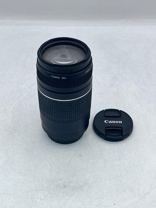Canon EF 75-300mm f/4-5.6 III Telephoto Lens - Black