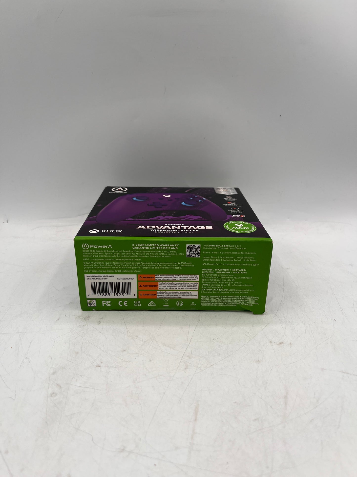 PowerA Xbox Series Advantage Wired Video Game Controller - Purple