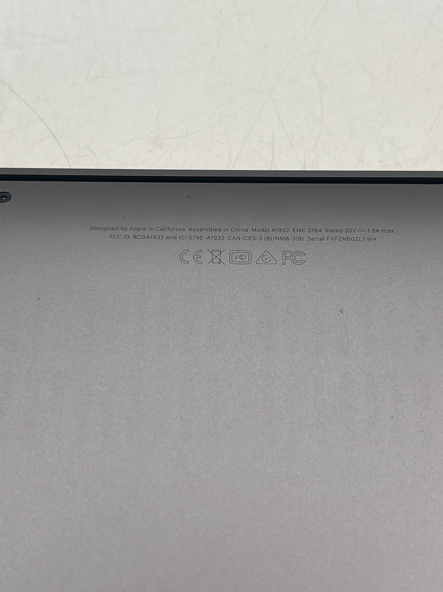 Apple MacBook Air 13" A1932 2019 Core i5 8GB 256GB Space Gray