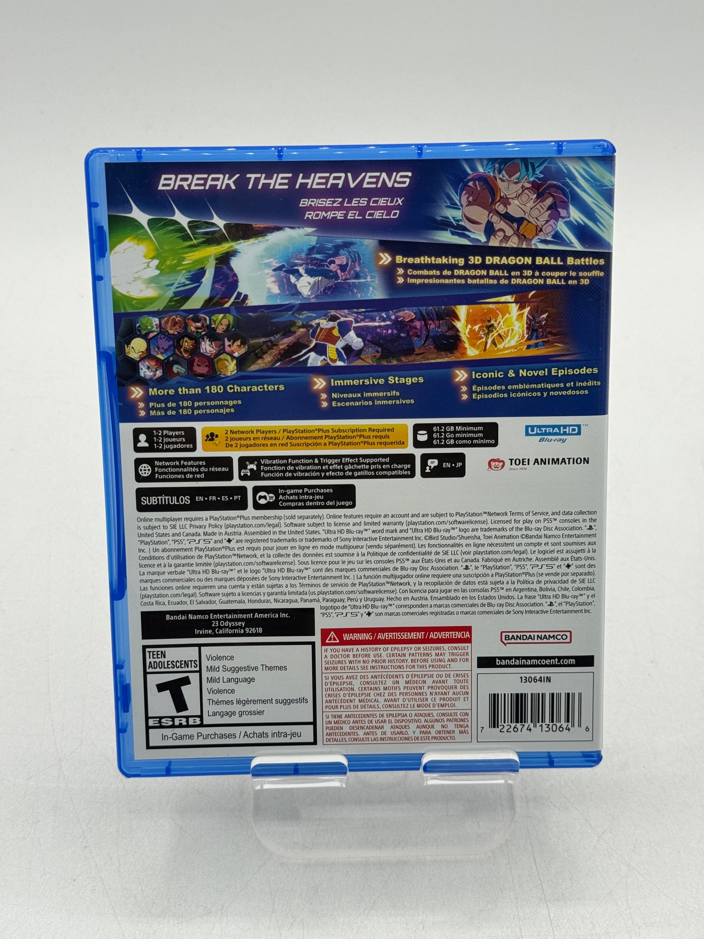 Dragon Ball: Sparking Zero (Sony PlayStation 5, PS5, 2024) TESTED Free Shipping