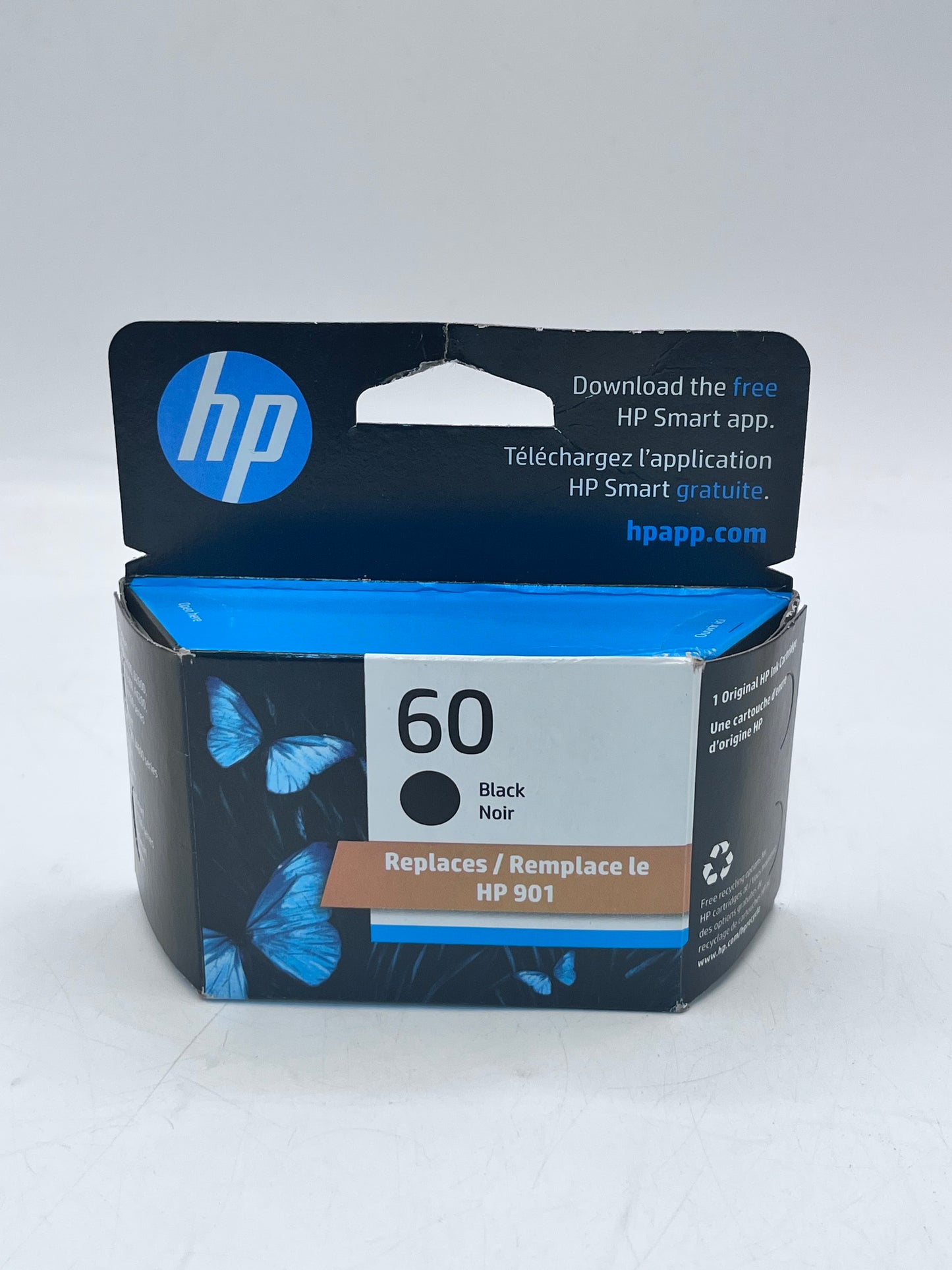 Original Genuine HP 60 Black Ink Cartridge - New In Box