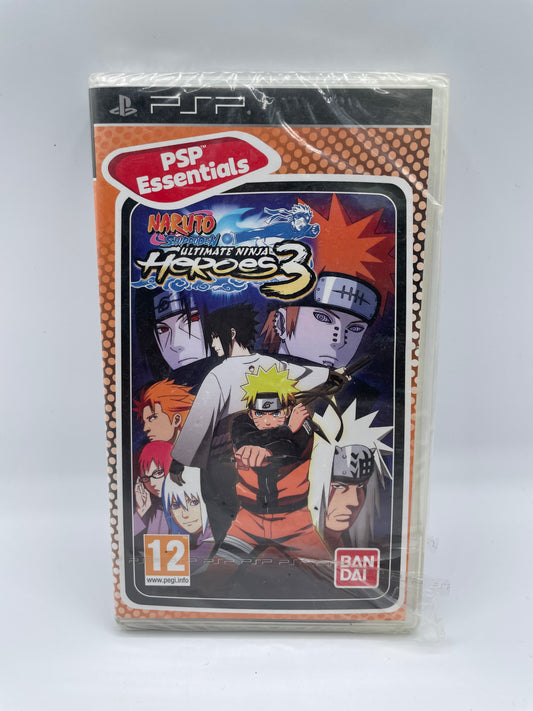 Naruto Shippuden Ultimate Ninja Heroes 3 (Sony PSP, 2010) PSP BRAND NEW SEALED