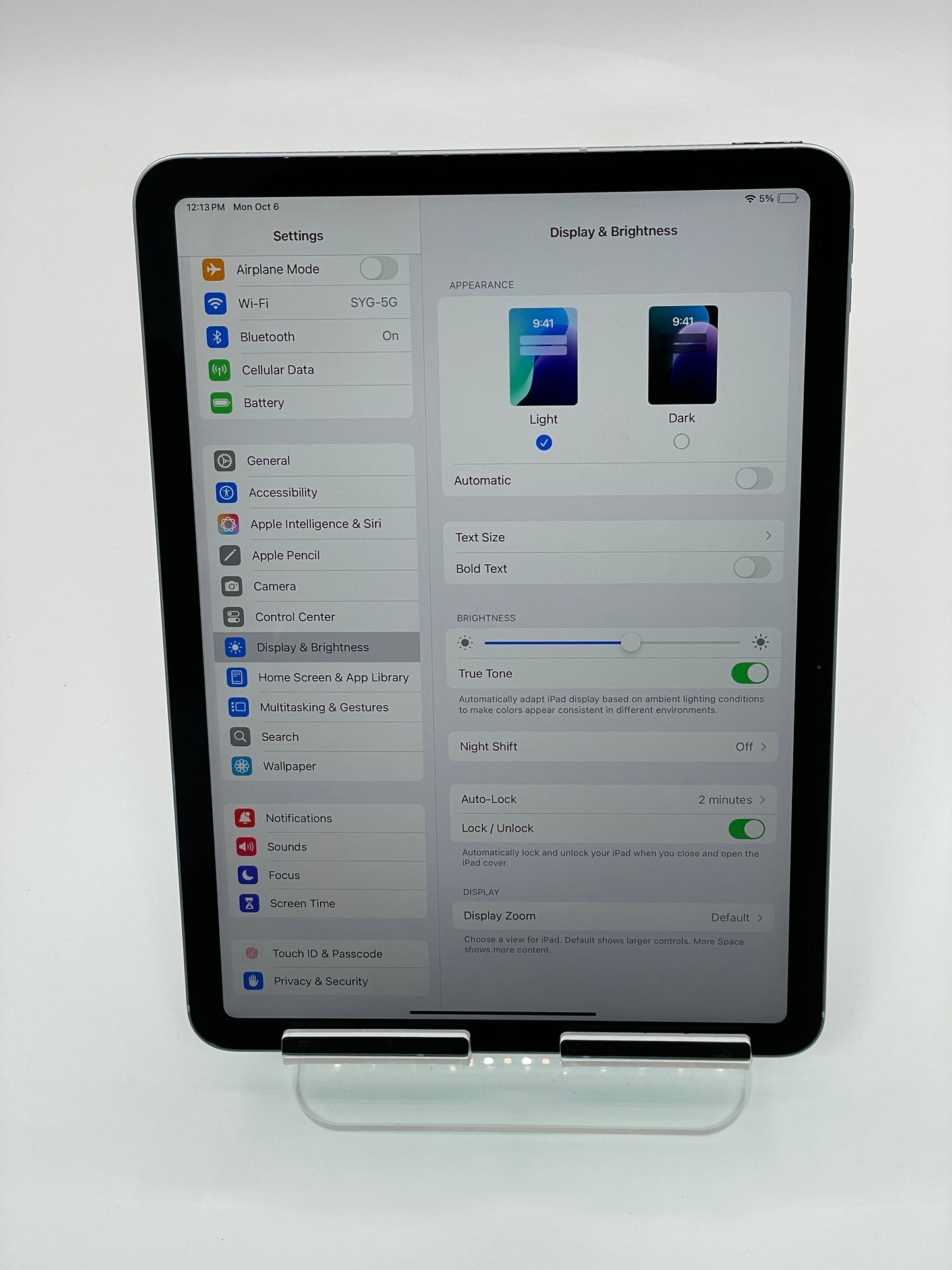 Unlocked Apple iPad Air 11 M2 A2903 512GB Wi-Fi + Cellular NUXN3LL/A 97% BH Blue