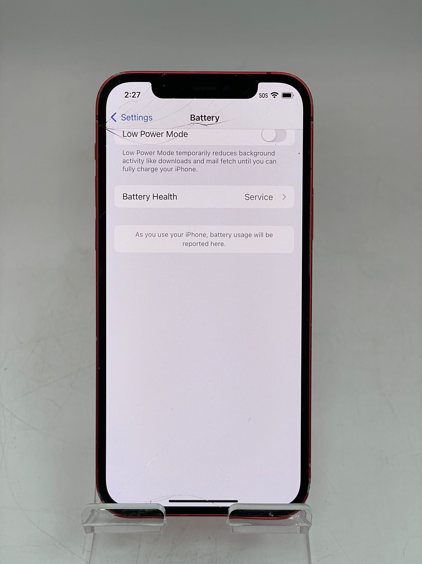 Unlocked Apple iPhone 12 Red 64GB A2172 MGG73LL/A READ