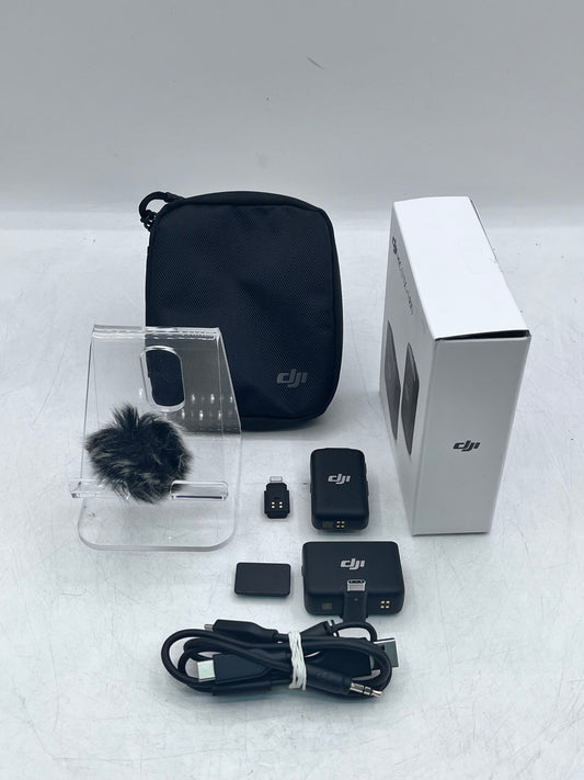 DJI Mic (1TX + 1RX) Wireless Microphone System - Black