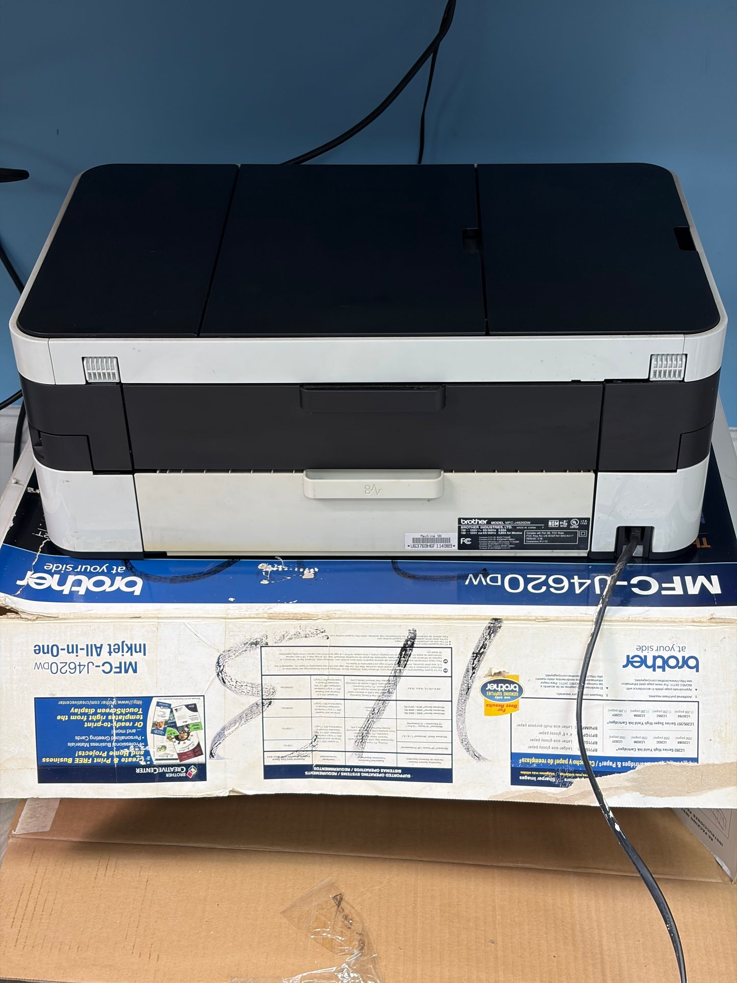 Brother MFC-J4620DW All-In-One Multi-Function Wireless Inkjet Printer