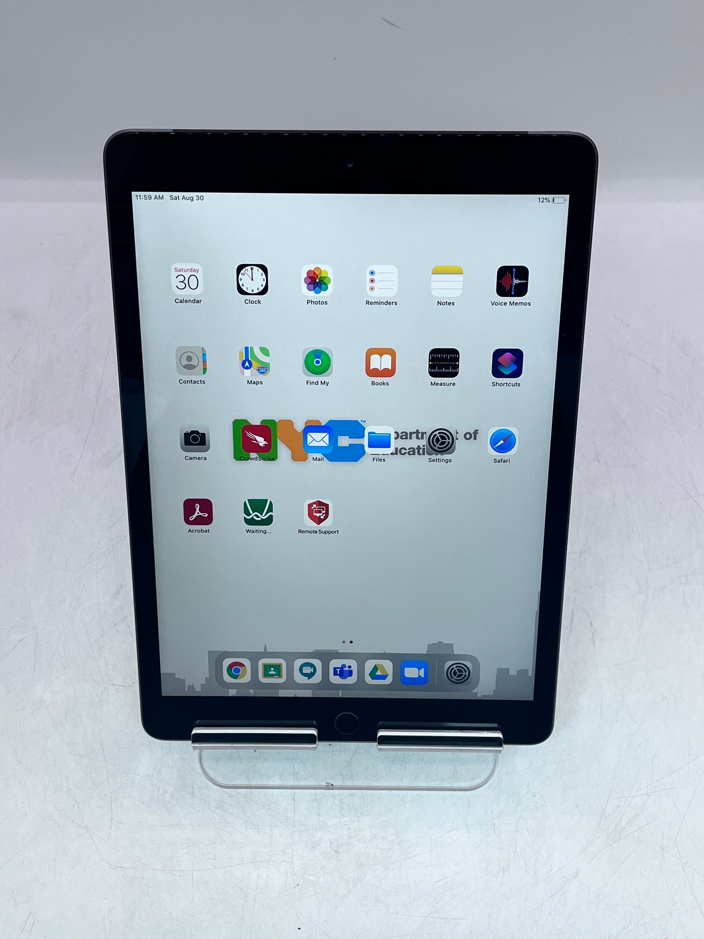 Unlocked Apple iPad 7th Gen A2200 MW6W2LL/A 128GB Wi-Fi -  Space Gray READ