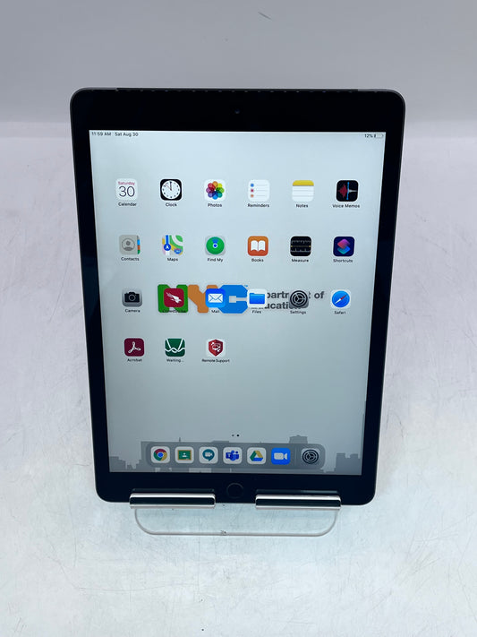 Unlocked Apple iPad 7th Gen A2200 MW6W2LL/A 128GB Wi-Fi -  Space Gray READ