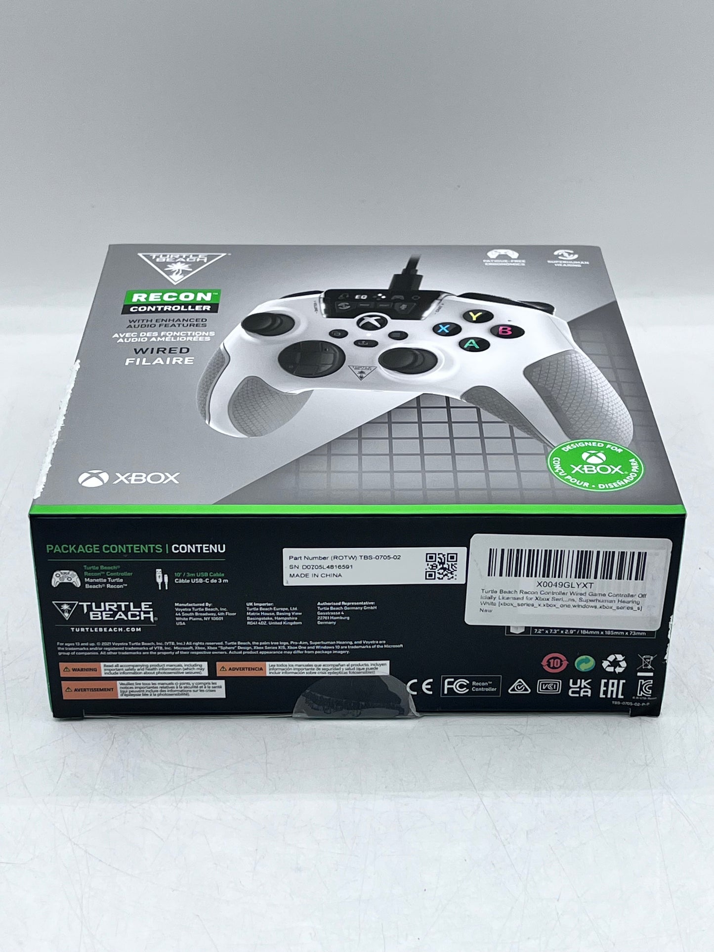 Turtle Beach Recon Controller for Xbox Series X/S -  New - White