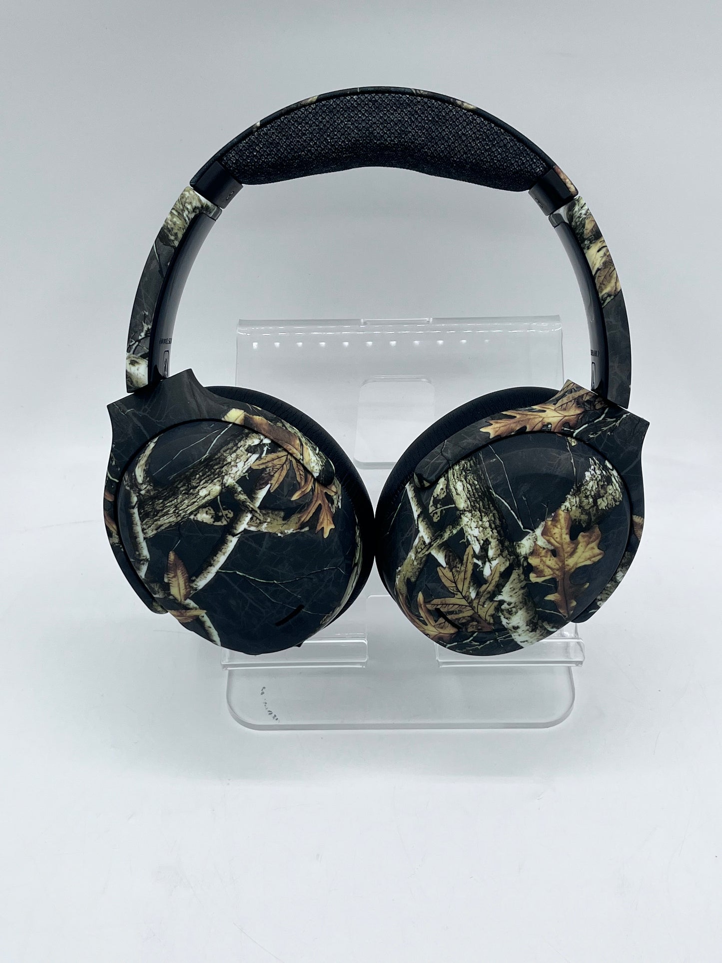 Skullcandy x Realtree Crusher Anc 2 Black Headphones with Carrying Bag and Cables