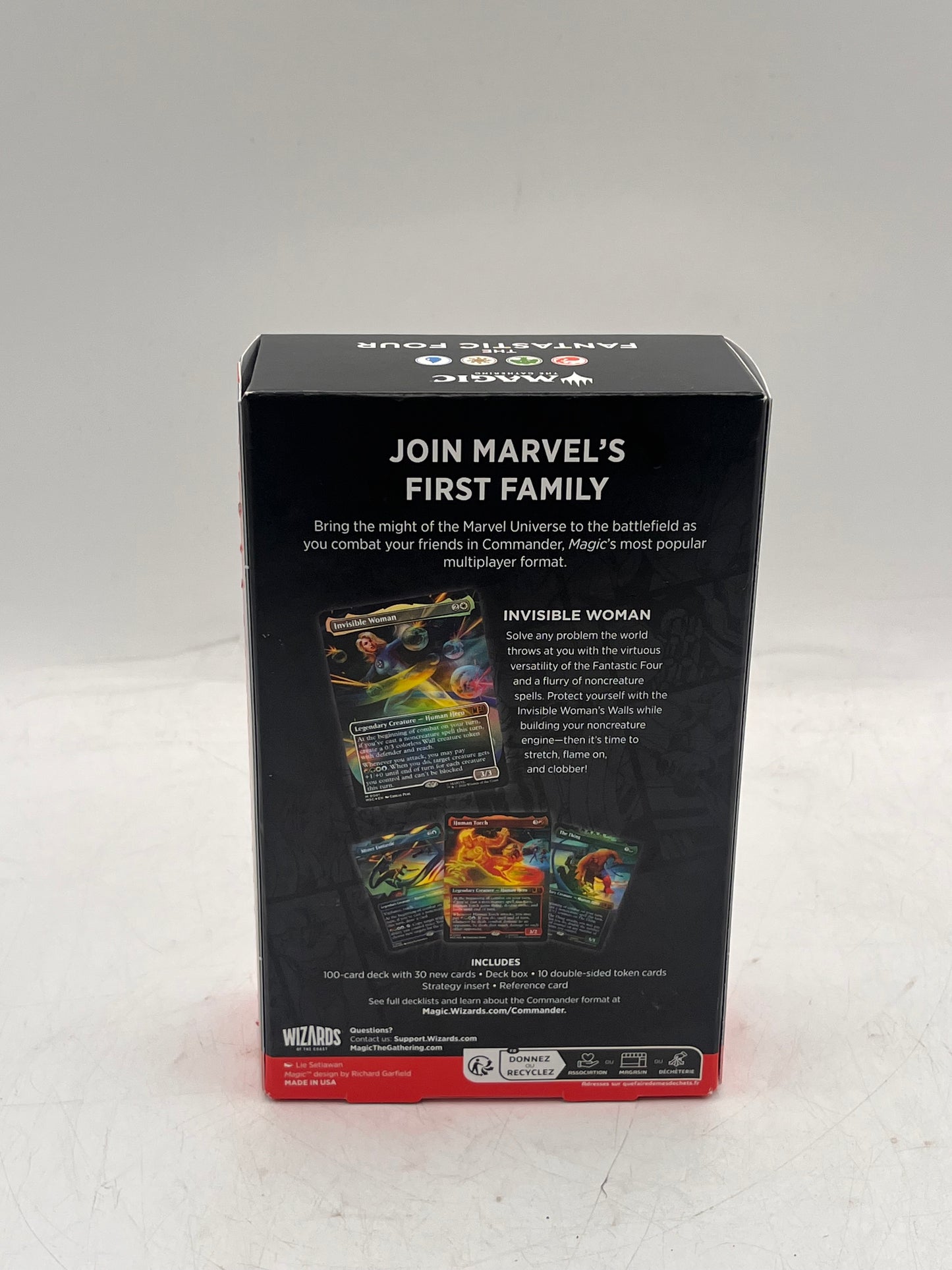 Magic The Gathering MTG Marvel Super Heroes Commander Deck – The Fantastic Four | Factory Sealed