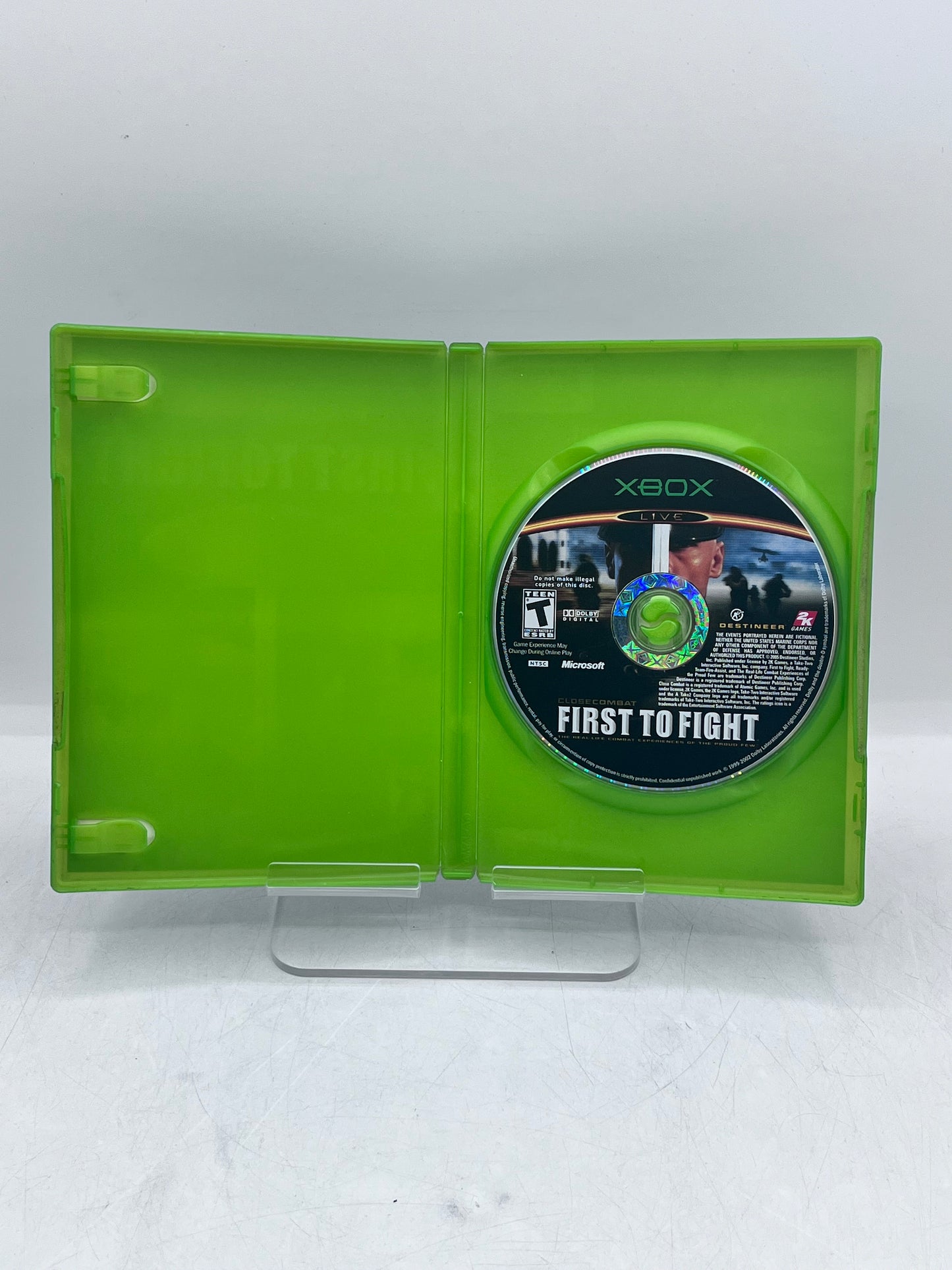 Close Combat First to Fight  Xbox Video Game