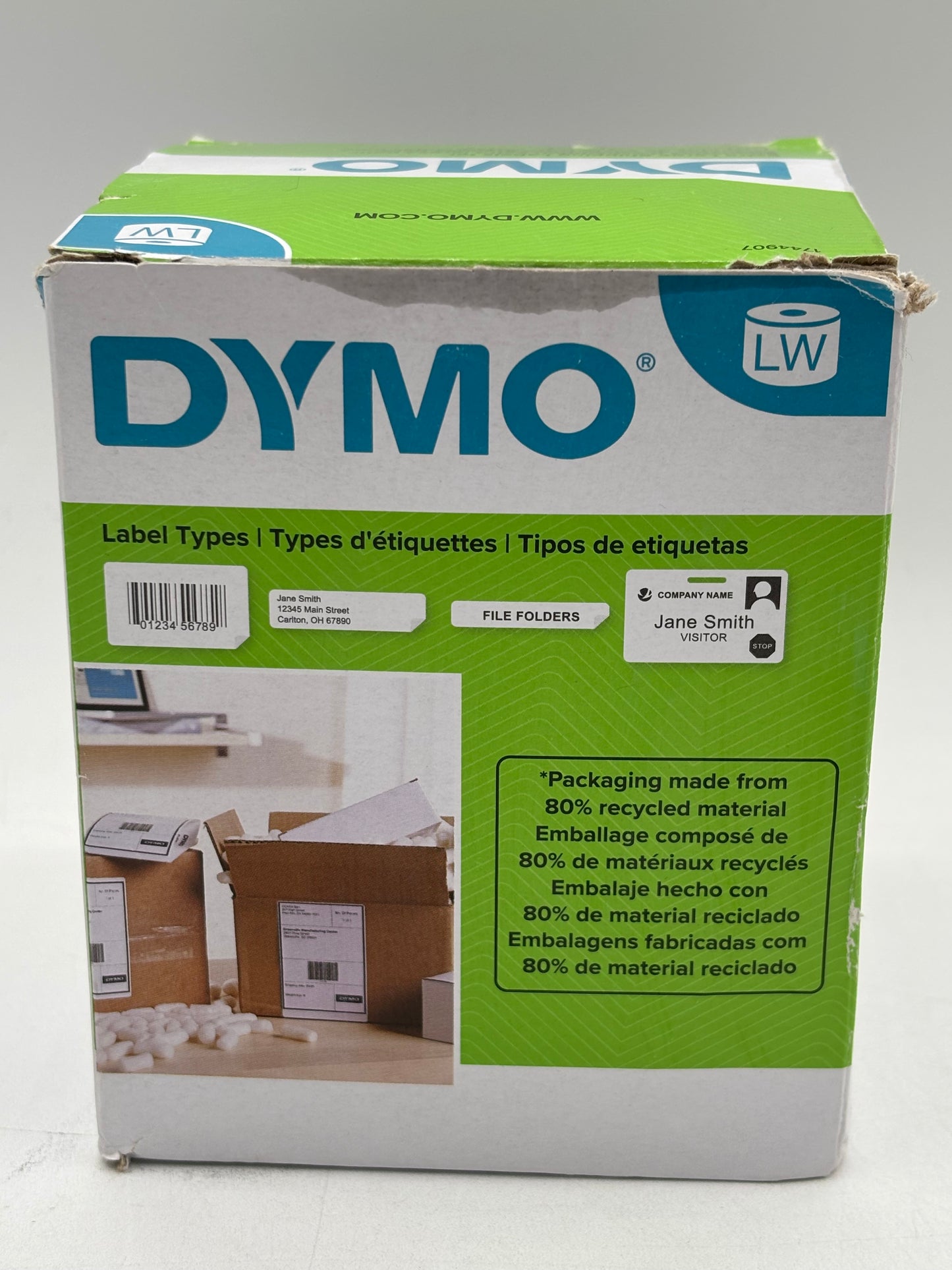DYMO Extra Large Shipping Labels 4x6 for LabelWriter 5XL 4XL 220 Count, White (FREE SHIPPING)