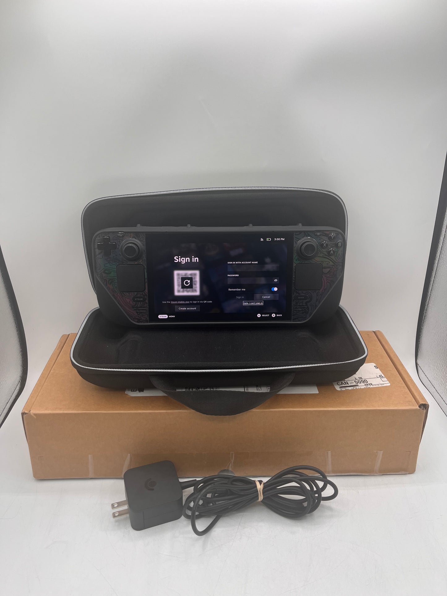 Valve Steam Deck OLED 512GB (1030) 2023 With Dbrand Killswitch Case - Black