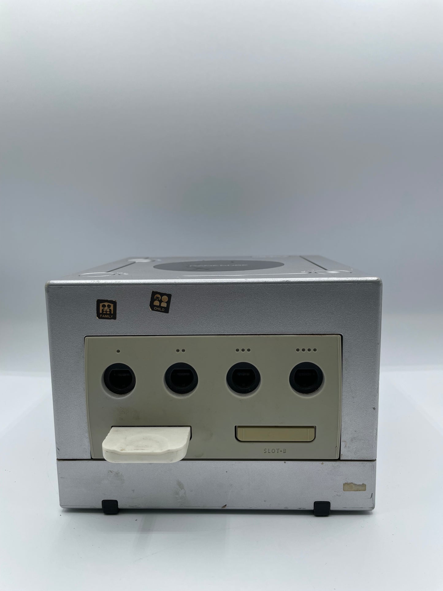 Nintendo GameCube (DOL-001) 2001 Silver For Parts Free Shipping!