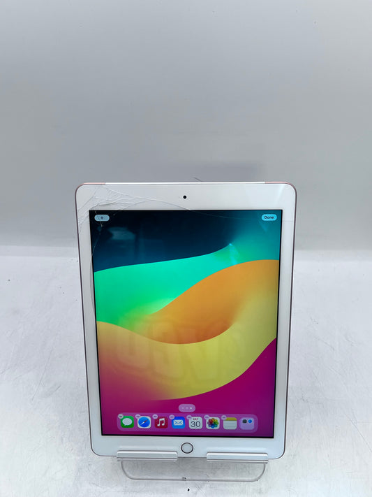 Apple iPad (6th Gen) MRM42LL/A A1954 32GB - Rose Gold READ