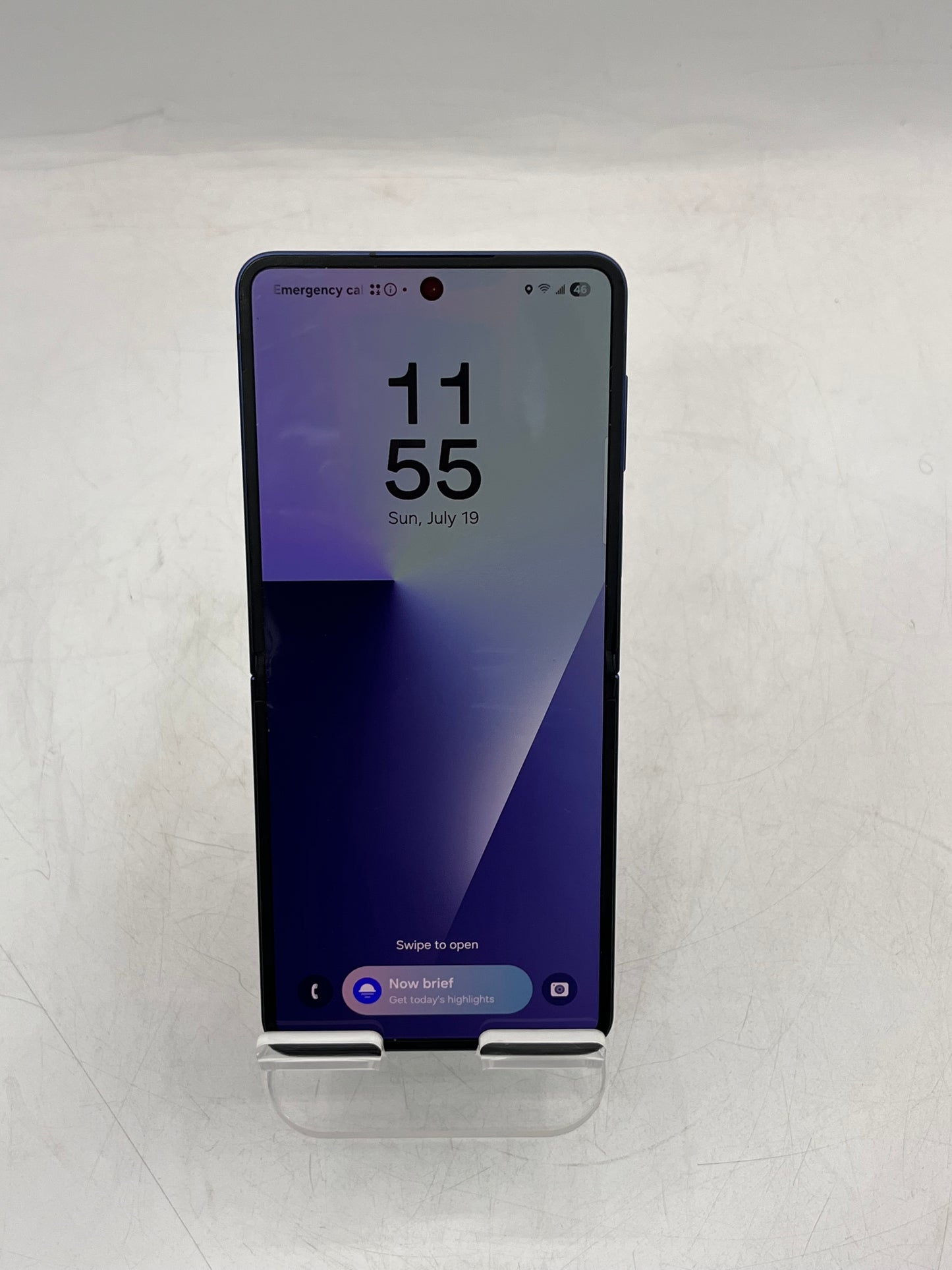Factory Unlocked Samsung Galaxy Z Flip7 12GB RAM 256GB SM-F766U1 Blue Shadow