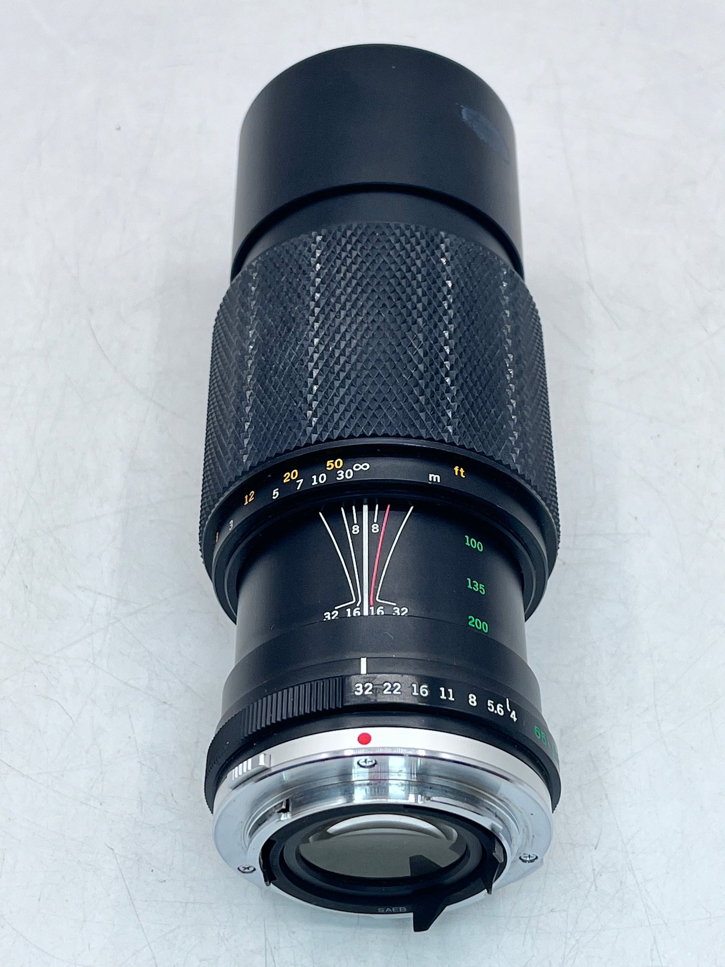 Olympus OM-System Zuiko 65-200mm f/4 Black Lens