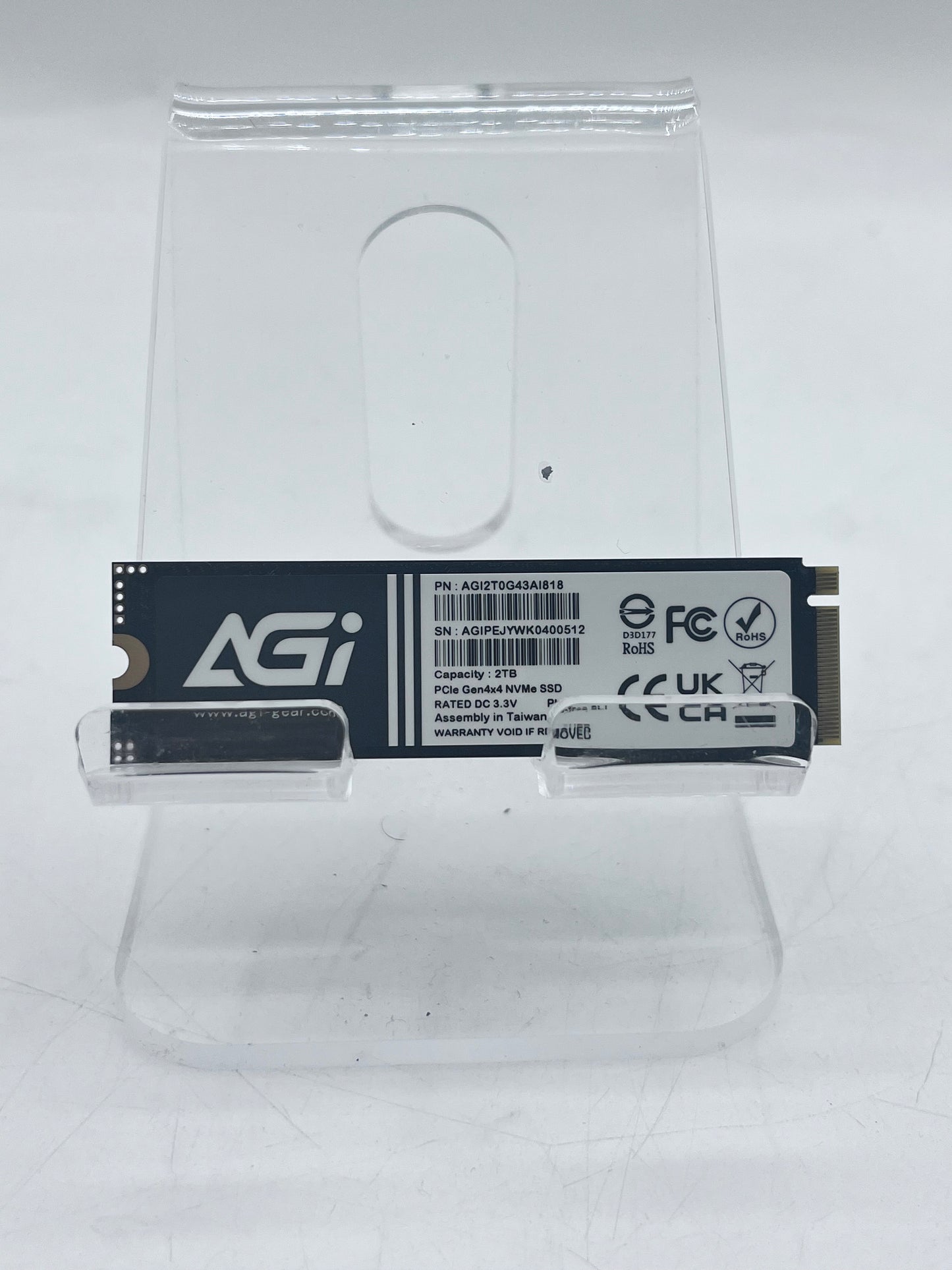 AGI 280mm AI818 2TB Computer Part Black
