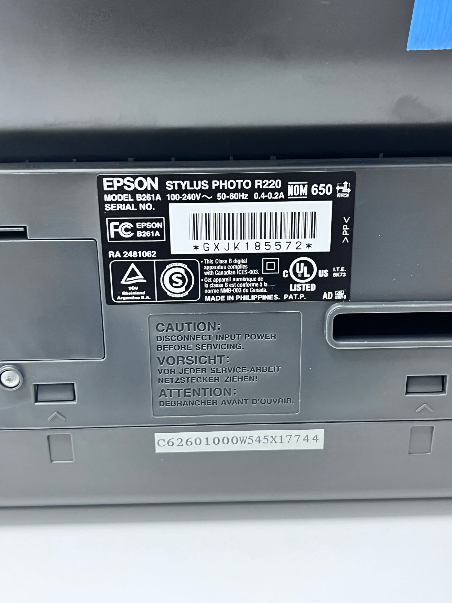 Epson Stylus R220 Printer - Black