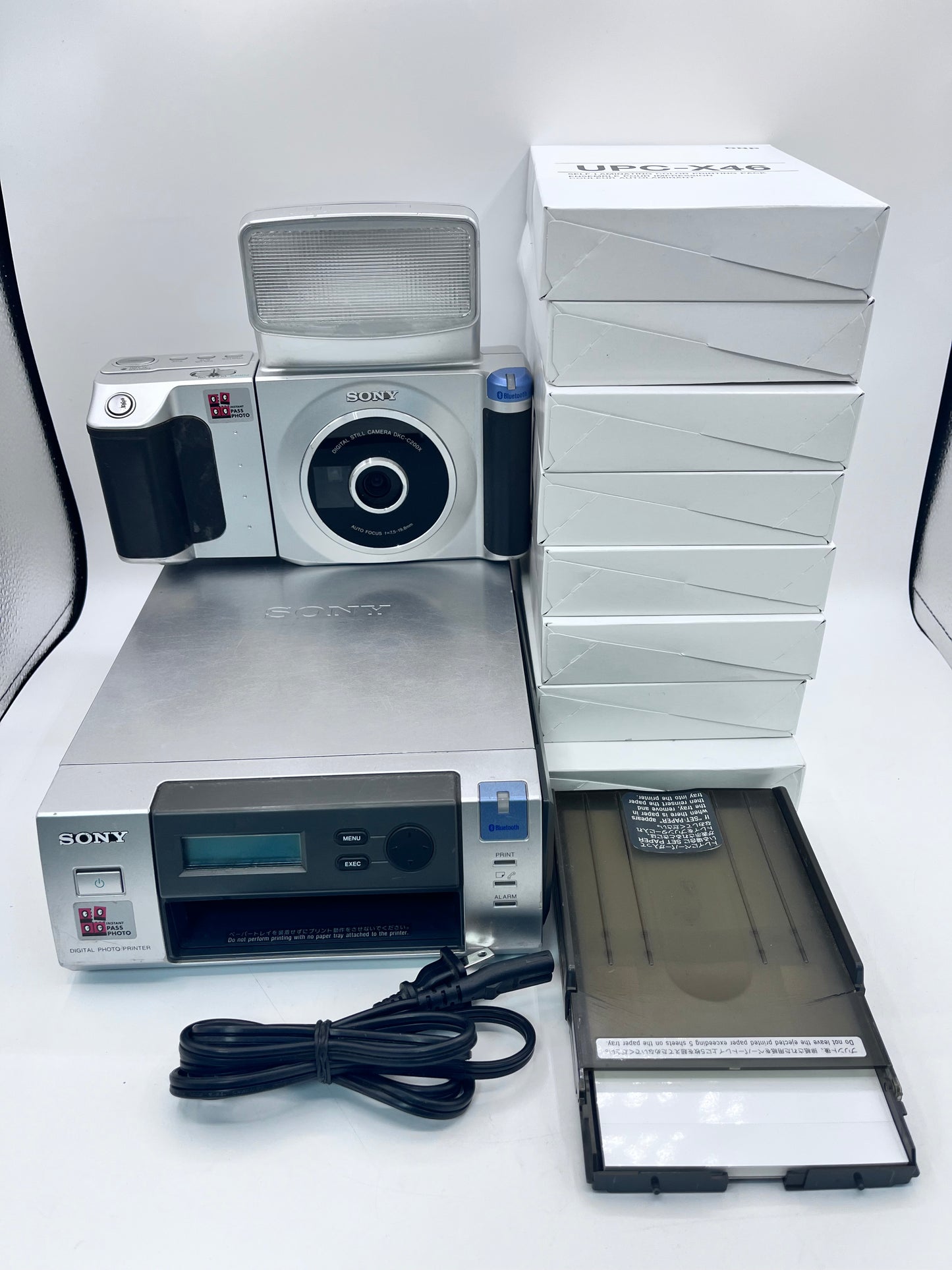 Sony DKC-C200X Instant Passport Portrait Photo Camera + Bundle with Printer
