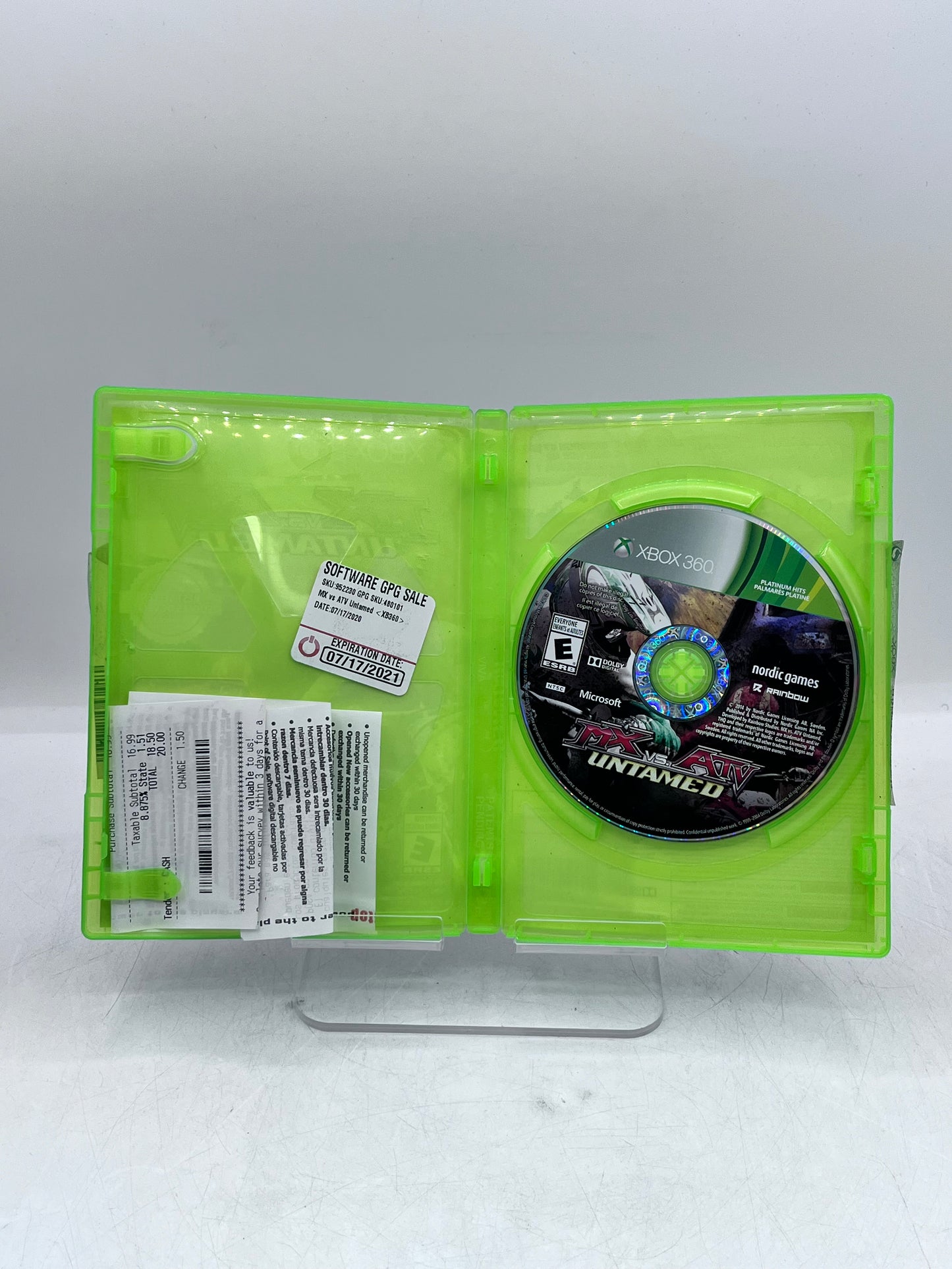 MX vs ATV Untamed [Platinum Hits] Xbox 360 Video Game