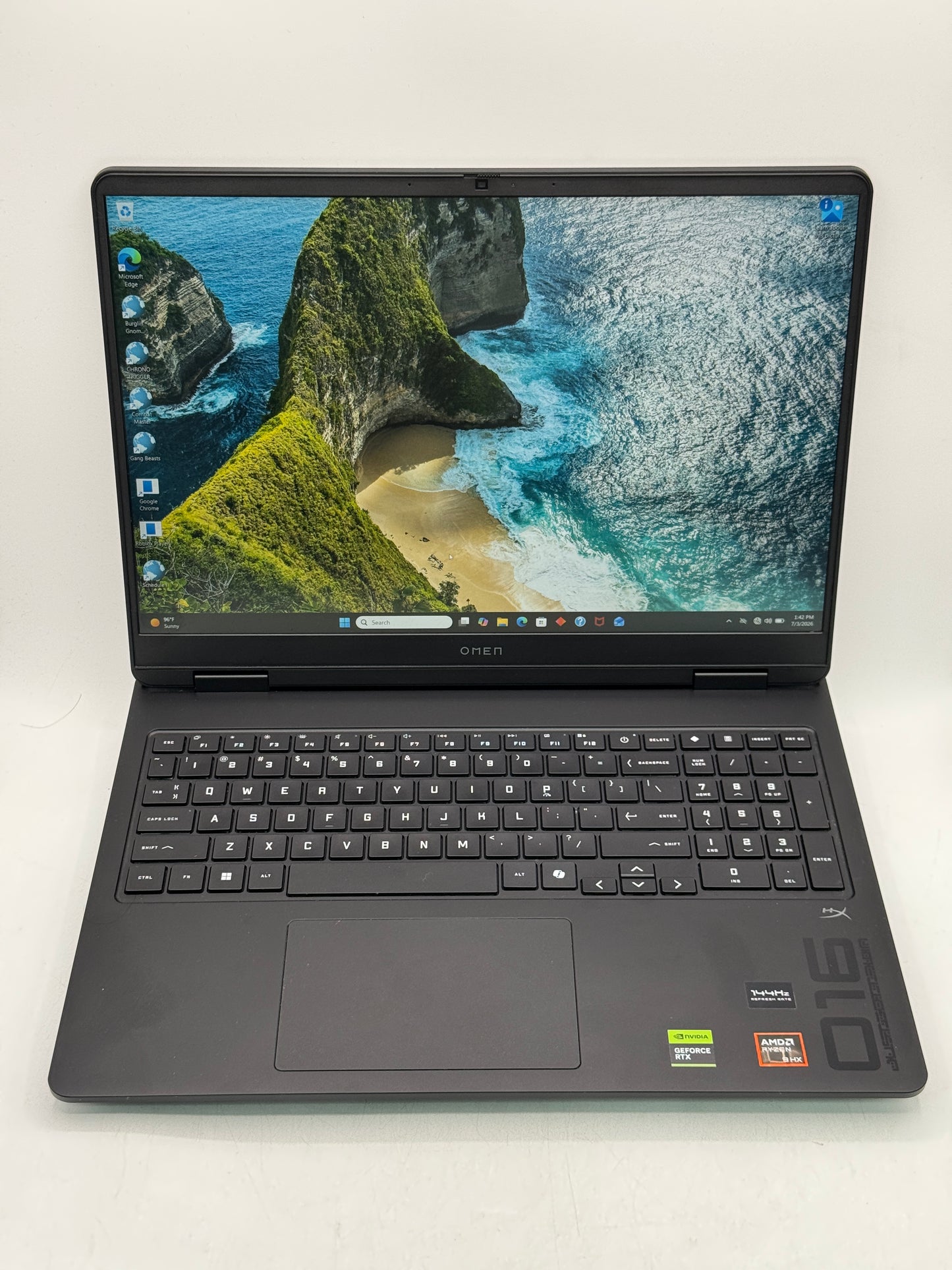 HP Omen 16-ap0053dx 16" Ryzen 9 8940HX 2.4GHz 32GB RAM 1TB SSD GeForce RTX 5060
