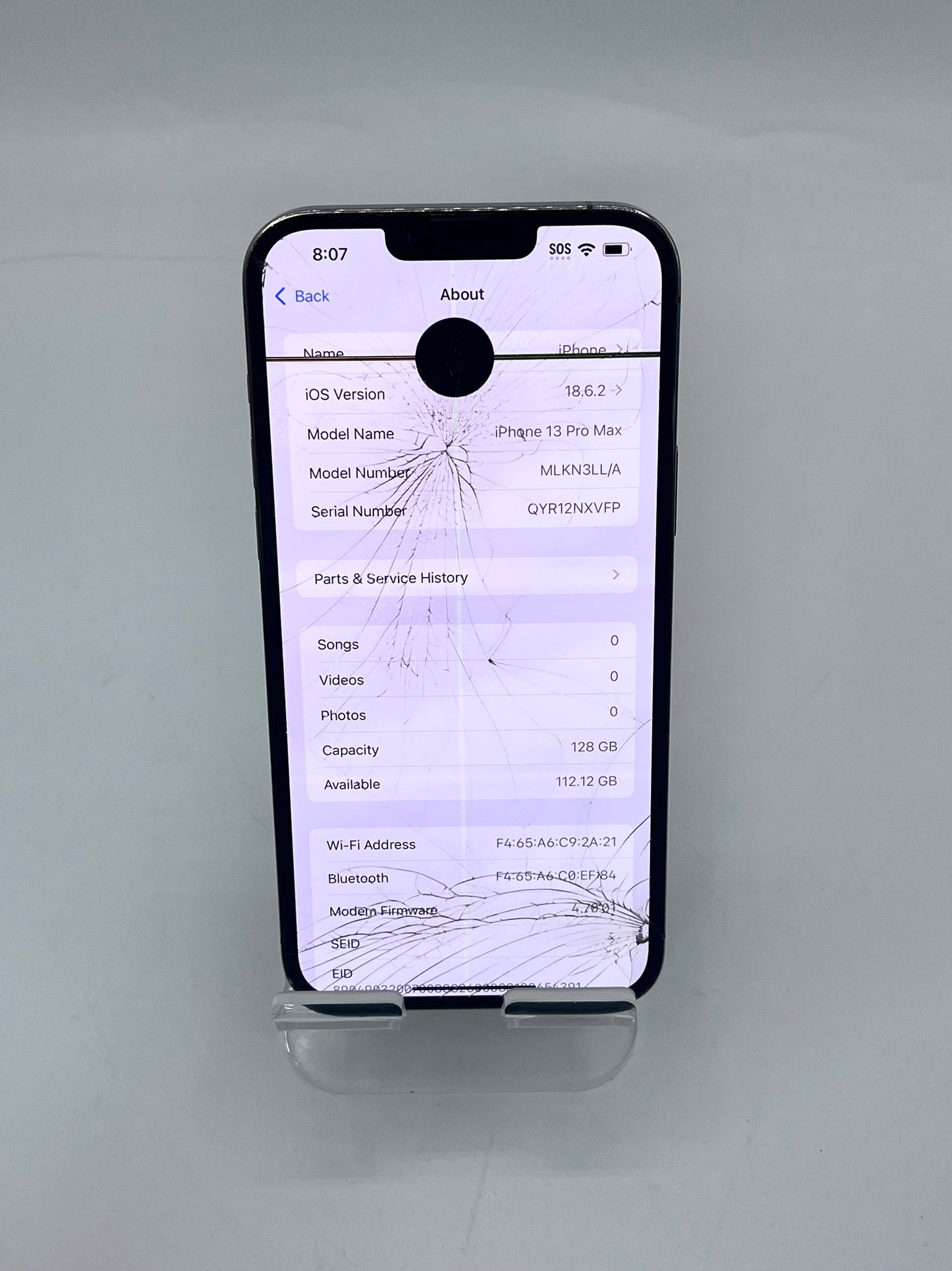 Apple iPhone 13 Pro Max 6.7" 128GB A2484 MLKN3LL/A Gold Unlocked