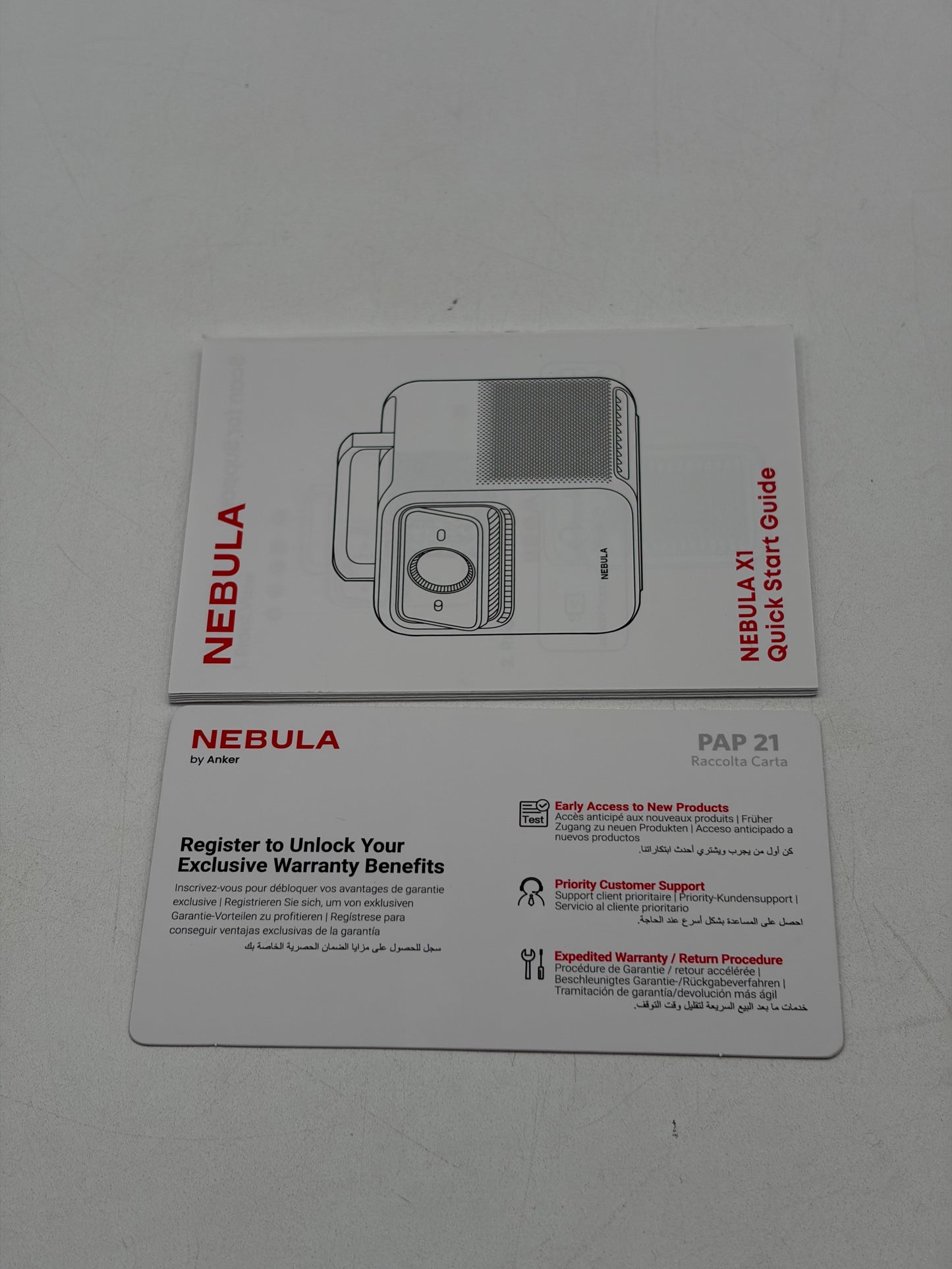 NEBULA X1 Triple Laser 4K Projector - 3500 ANSI Lumens 40W Stereo Sound Smart AI