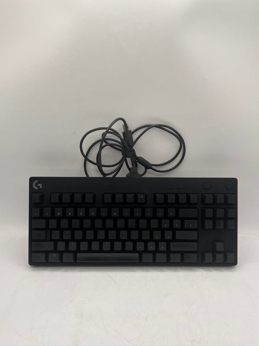 Logitech PRO Wired Gaming Keyboard - Black