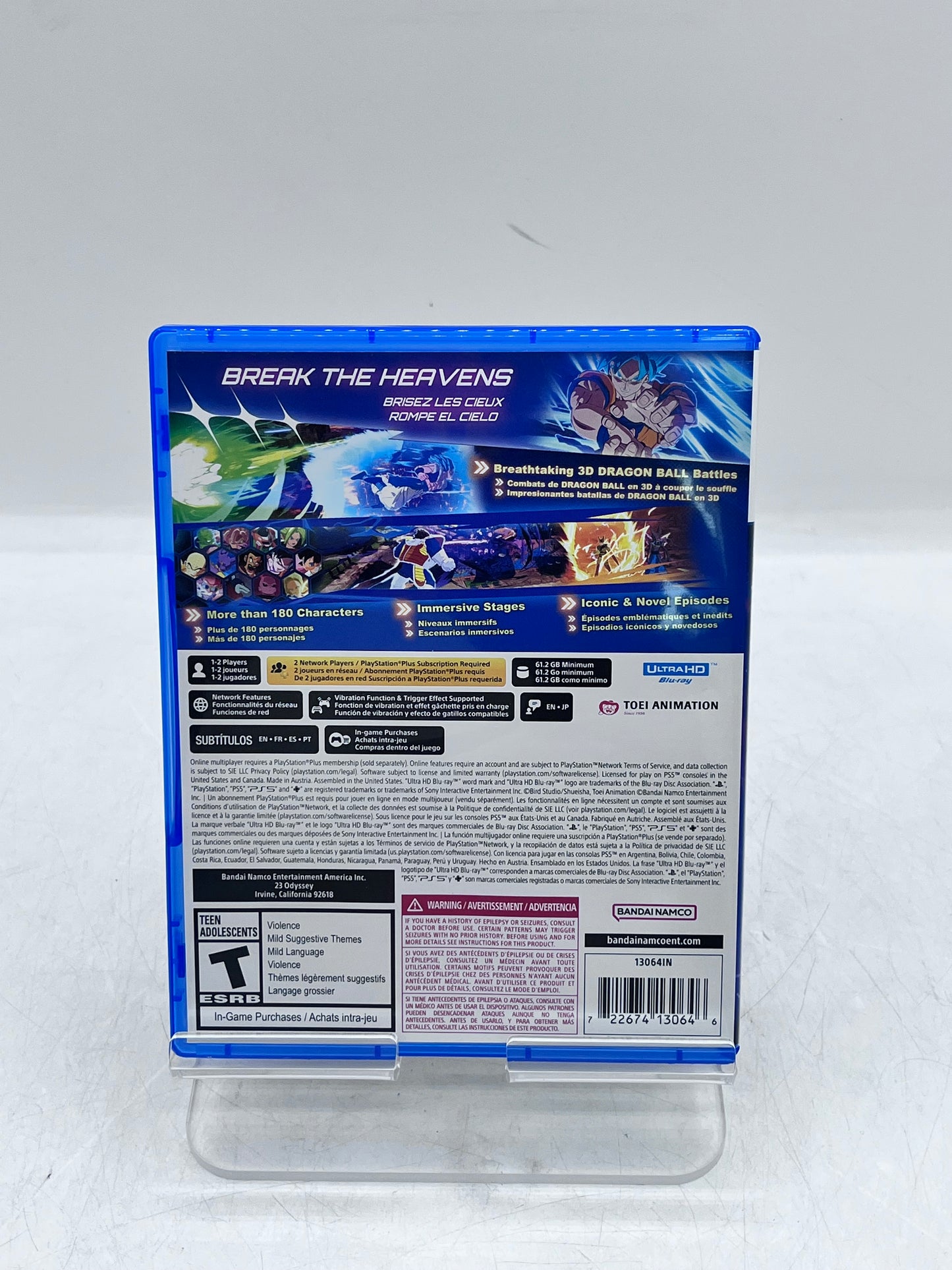 Dragon Ball: Sparking Zero Playstation 5 PS5 Video Game