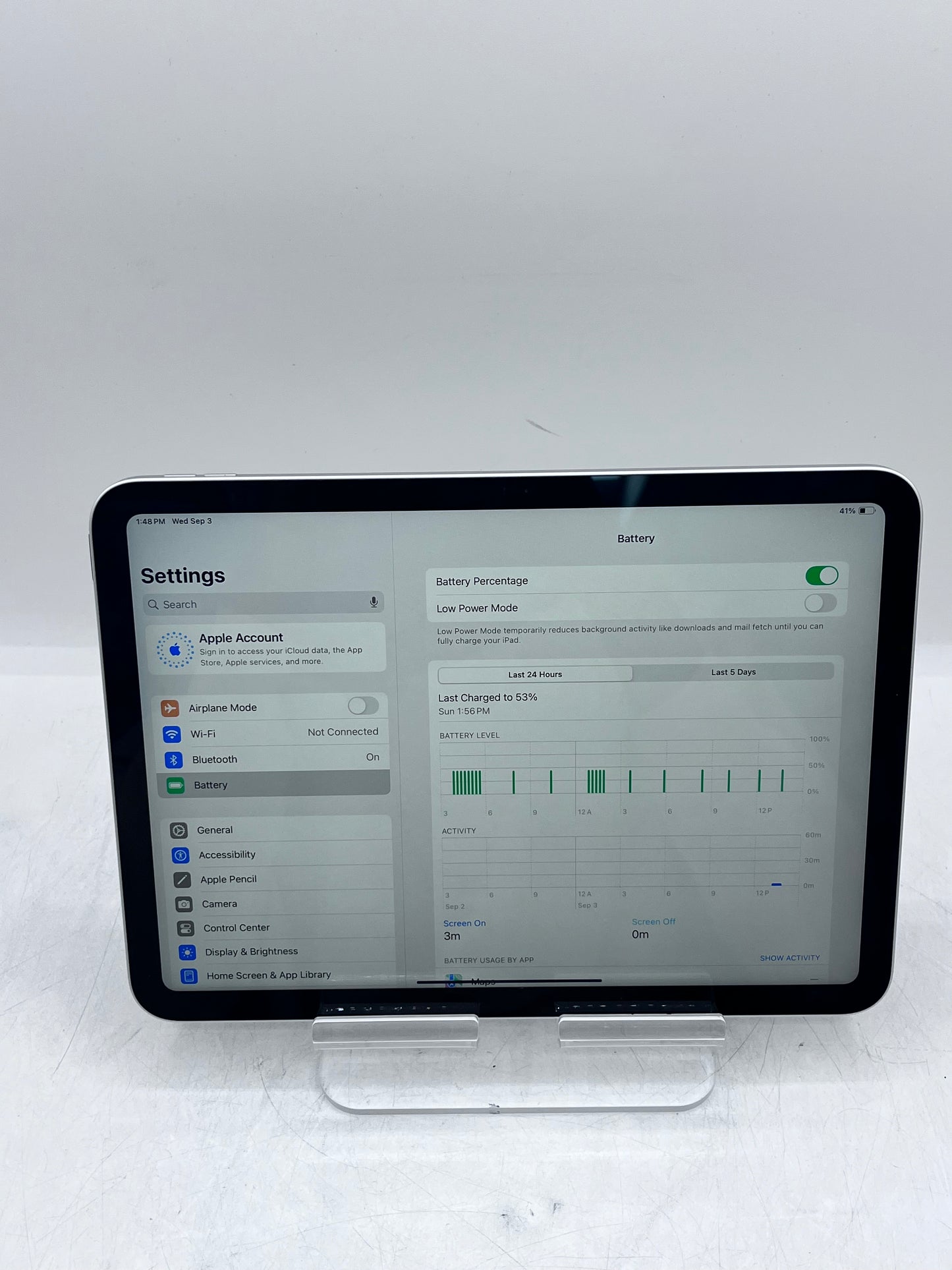 Wi-Fi Only Apple iPad 10th Gen 64GB 10.9" A2696 MPQ03LL/A - Silver Free Shipping