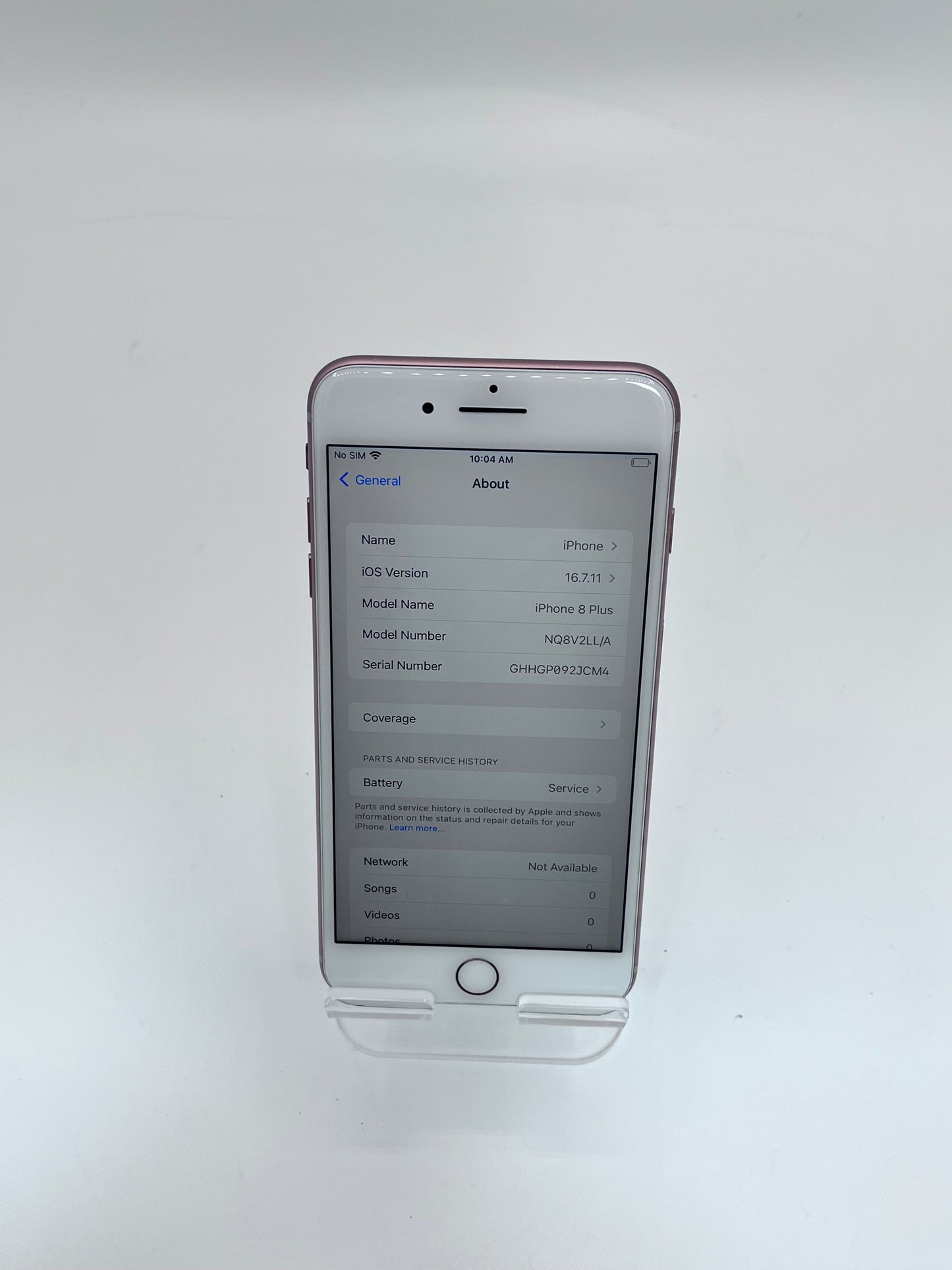 Unlocked Apple iPhone 8 Plus 64GB 3GB A1897 NQ8V2LL/A -  Rose Gold