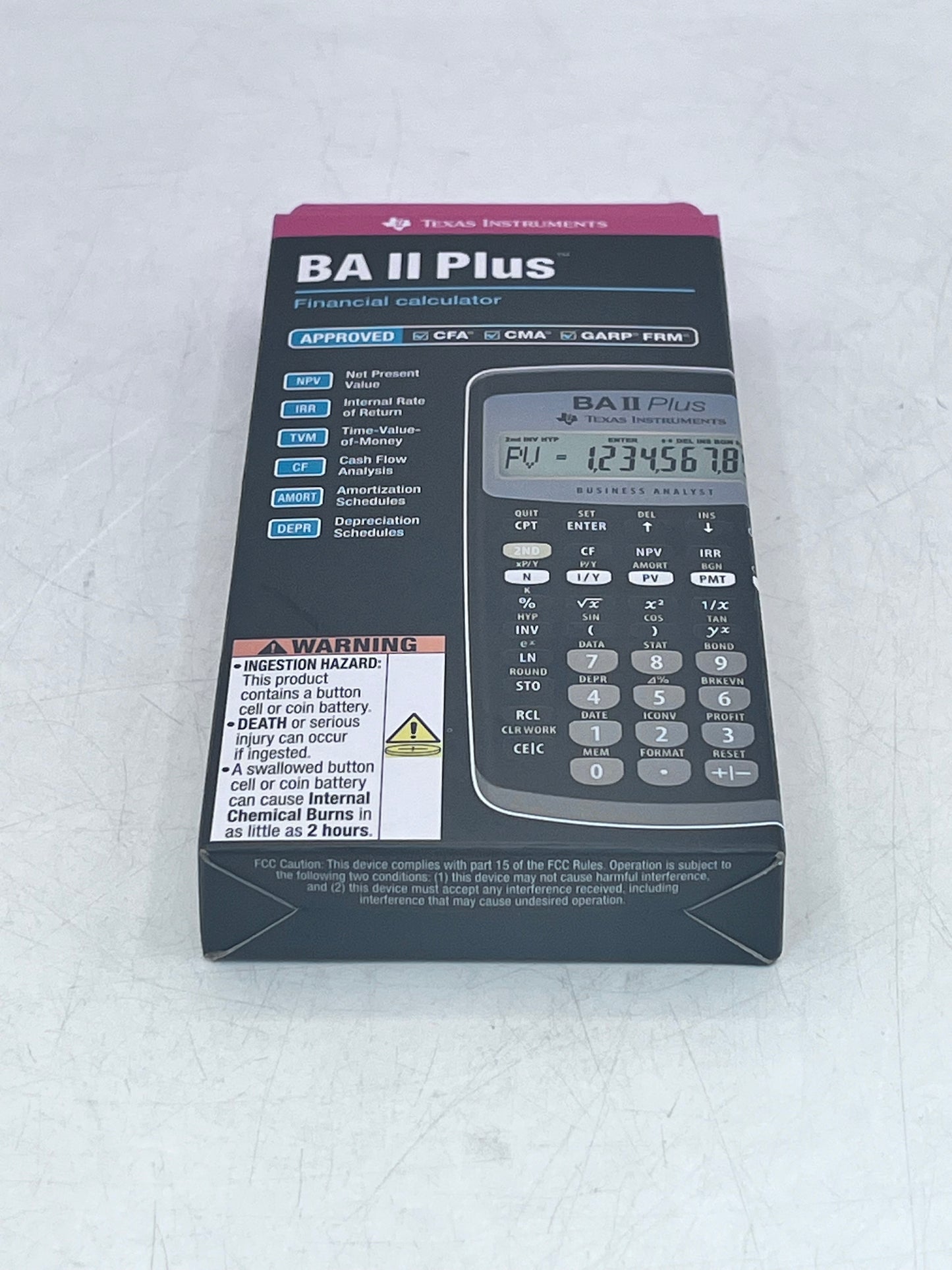 Texas Instruments BA II Plus Financial Calculator