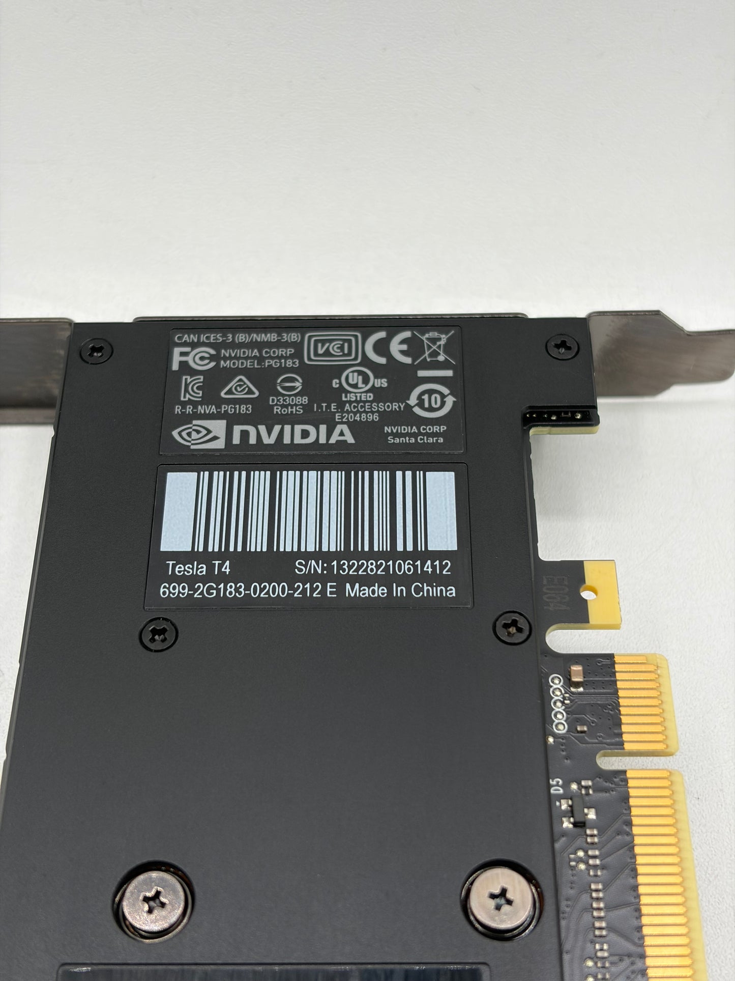 Nvidia Tesla T4 16GB DDR6 Graphics Card 699-2G183-0200-212, PG183, P09230-001