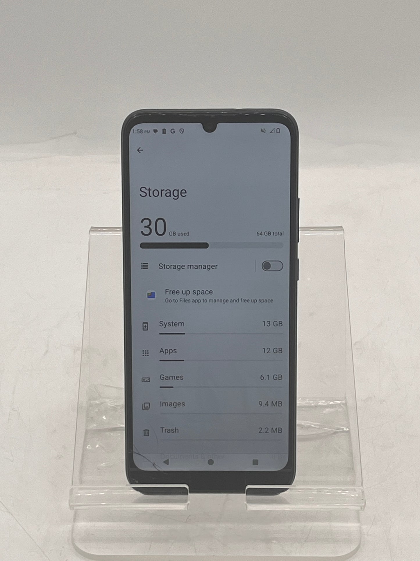 BLU VIEW 5 PRO Smart Phone 64GB Black BROKEN