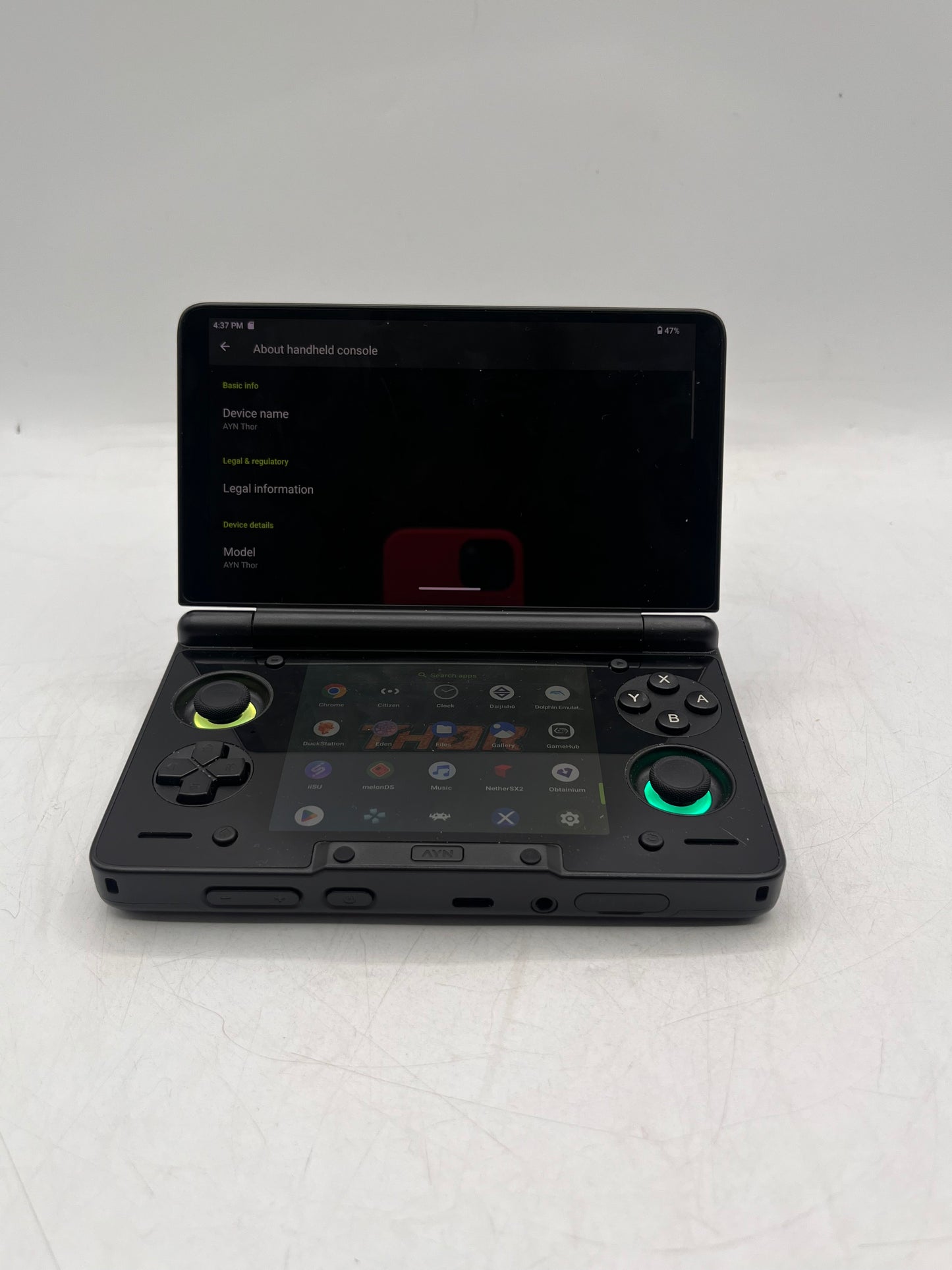 NINTENDO AYN Thor Qualcomm 8 Gen 2 12+256GB Black