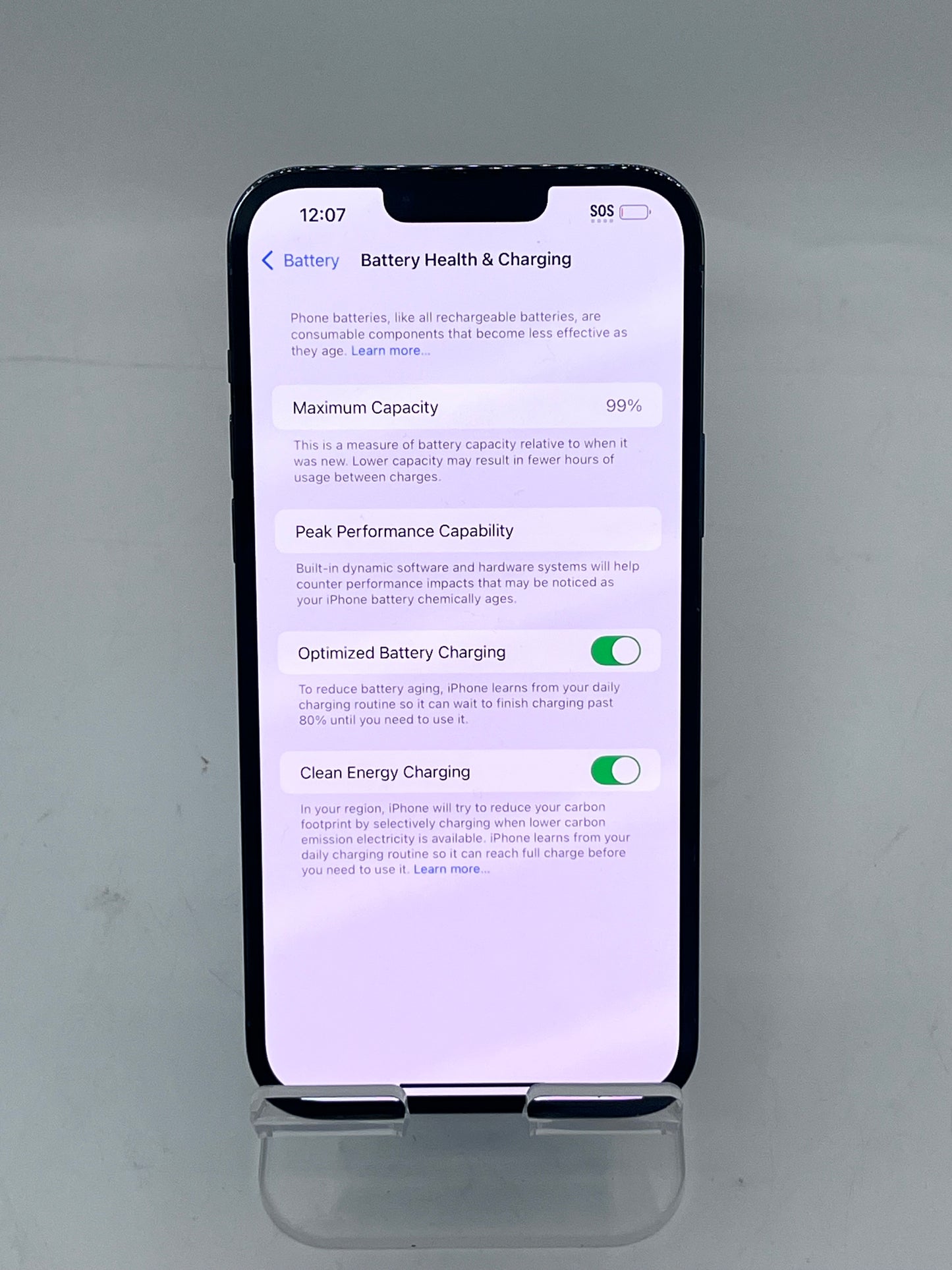 Unlocked Apple iPhone 13 Pro Max 6.7" NLF53LL/A A2484 128GB 99%BH Blue READ