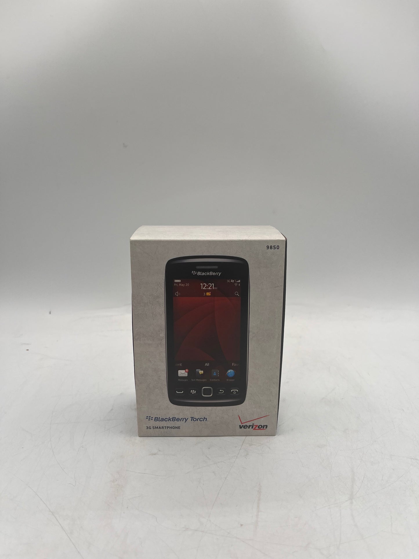 Verizon BlackBerry Torch BB9850 Cell Phone 8GB Black BRAND NEW