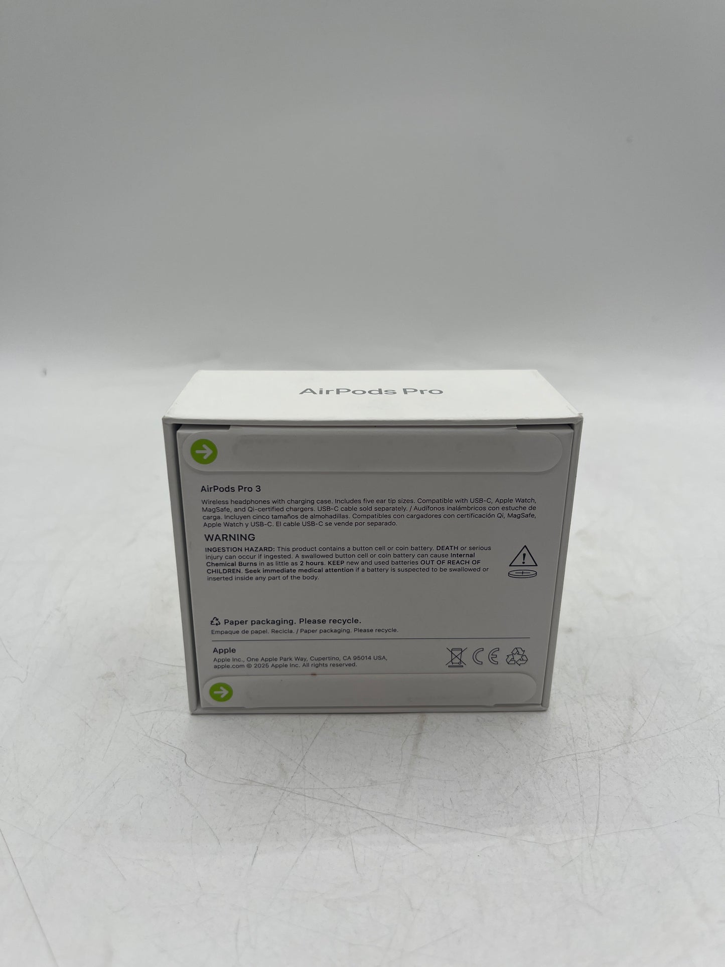 Apple AirPods Pro (3rd Gen) A3064 2025 Wireless Earbuds - White