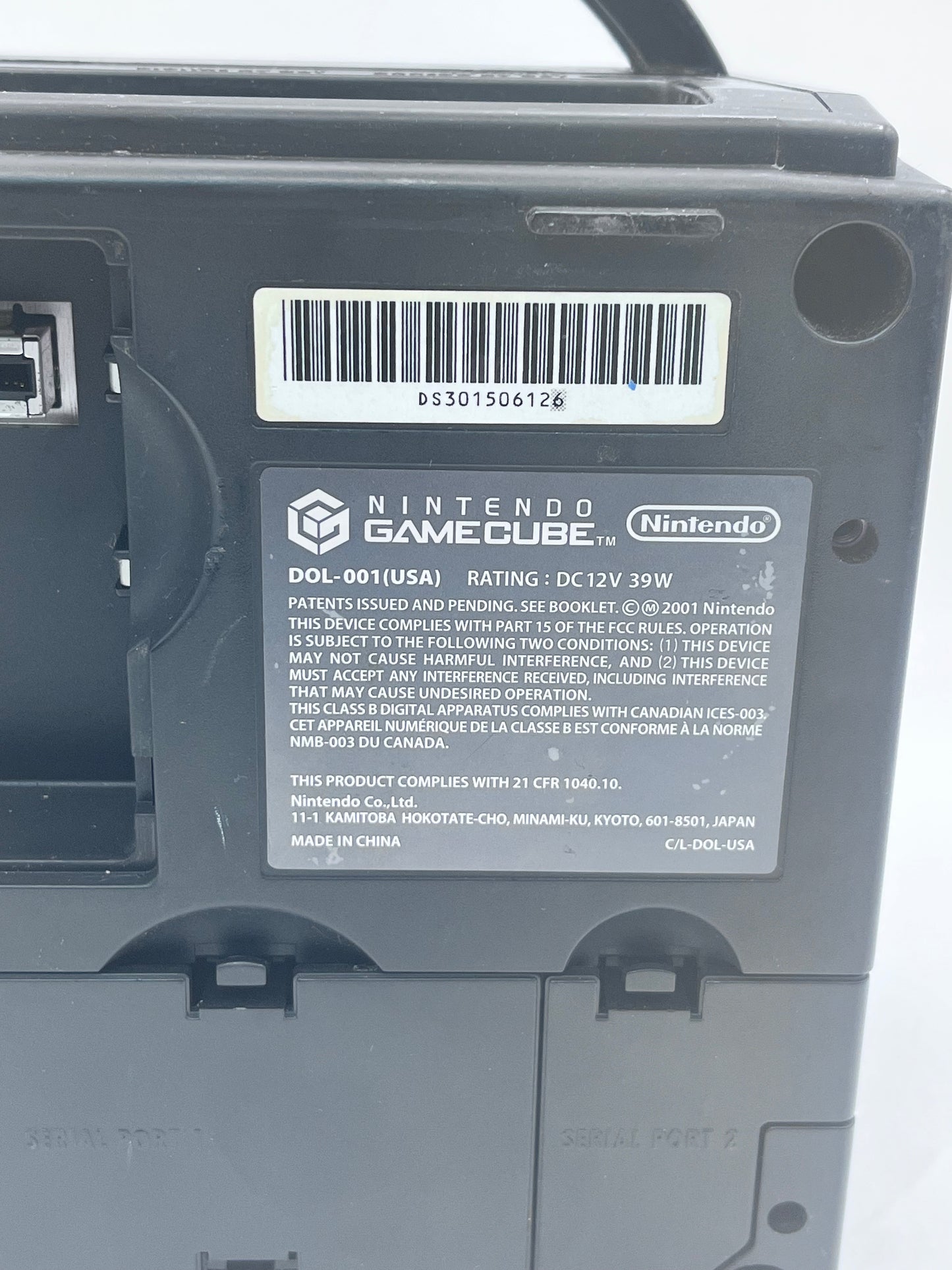 Nintendo GameCube Video Game Console DOL-001(USA) Black Tested