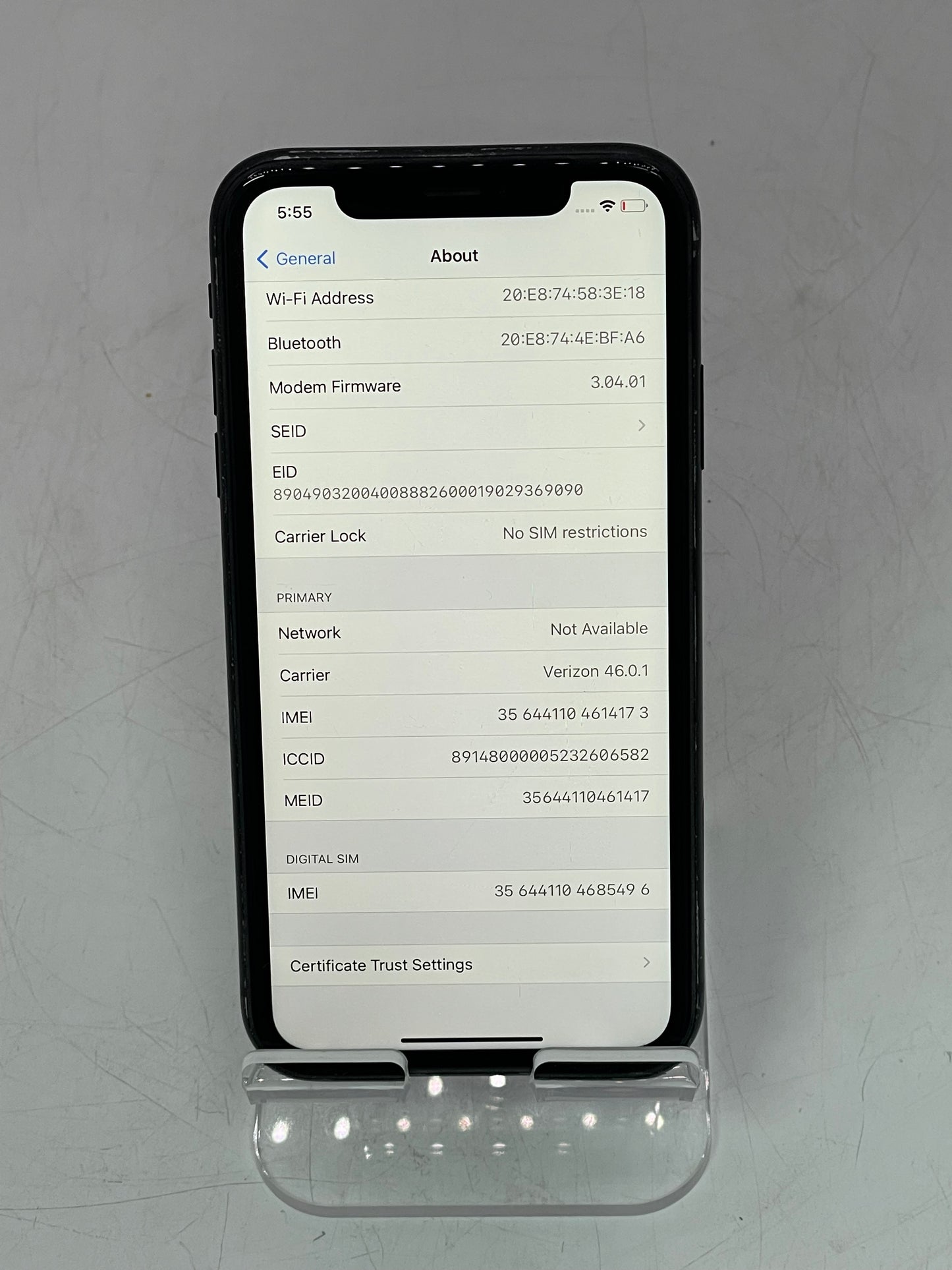 Unlocked Apple iPhone XR 64GB - A1984 MT302LL/A - Black